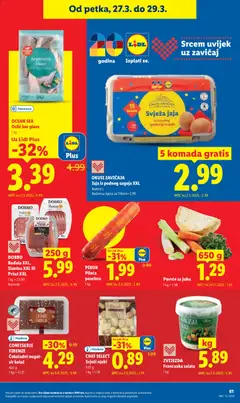 CHEF SELECT Svježi njoki, 500 g - Pregled kataloga iz trgovine Lidl, vrijedi od 23.03.2026 | Stranica: 61