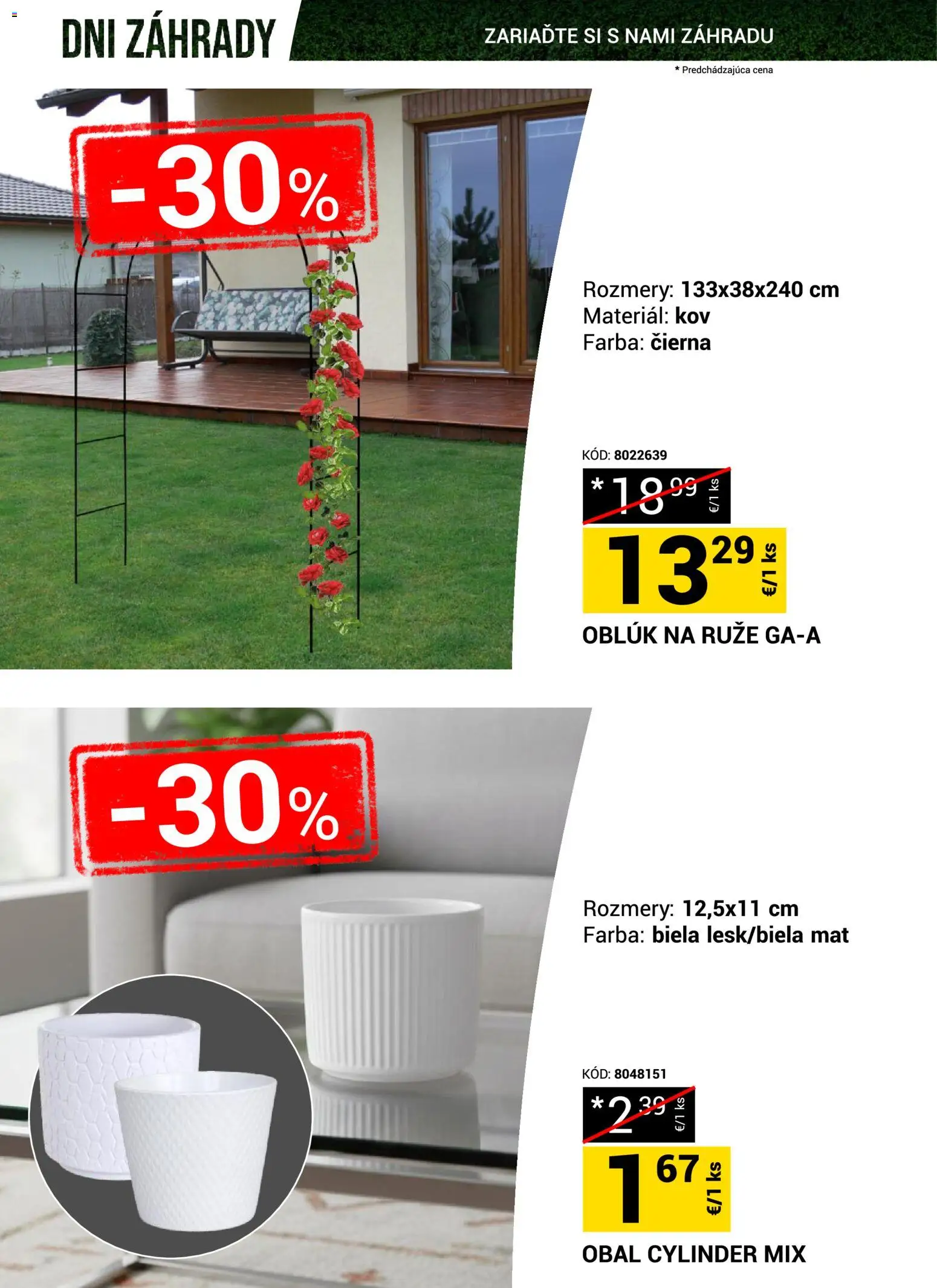 Nové Merkury Market akcie – leták je platný od 18.04.2026 | Strana: 8 | Produkty: Ruže