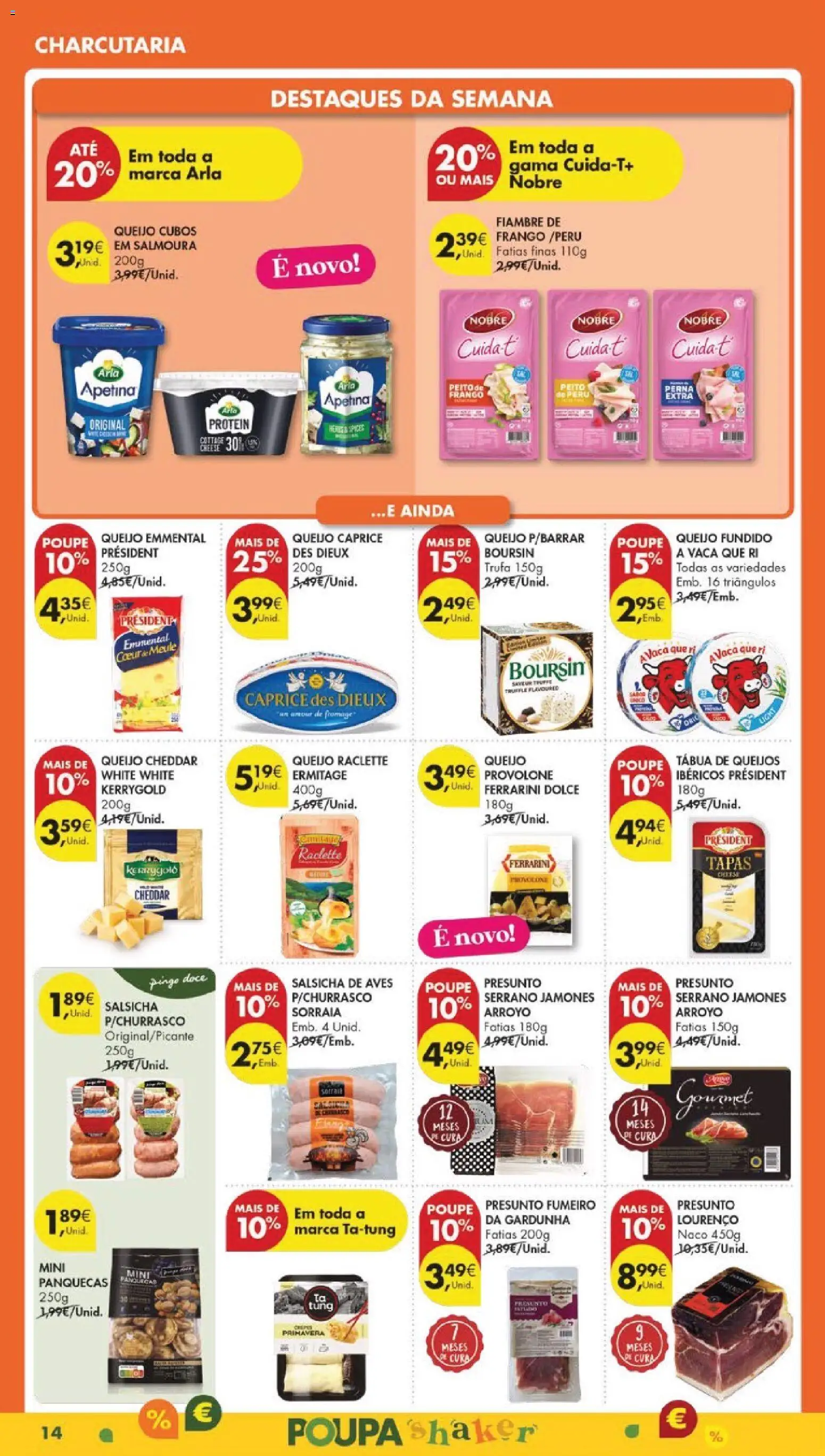 Pingo Doce folheto │ válido de 03.03.2026 | Página: 18 | Produtos: Frango, Peru, Salsicha, Cheddar