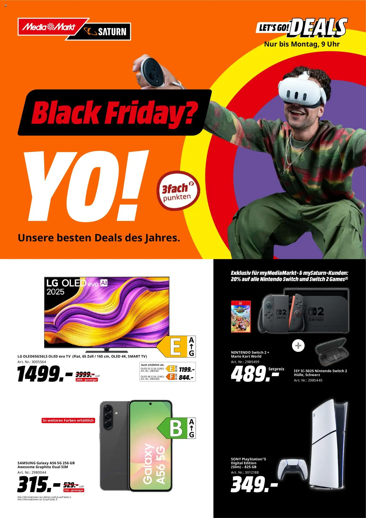 Media Markt - Black Friday – gültig ab 28.11.2025 | Seite: 1 | Produkte: LG, Samsung, Smart TV, TV
