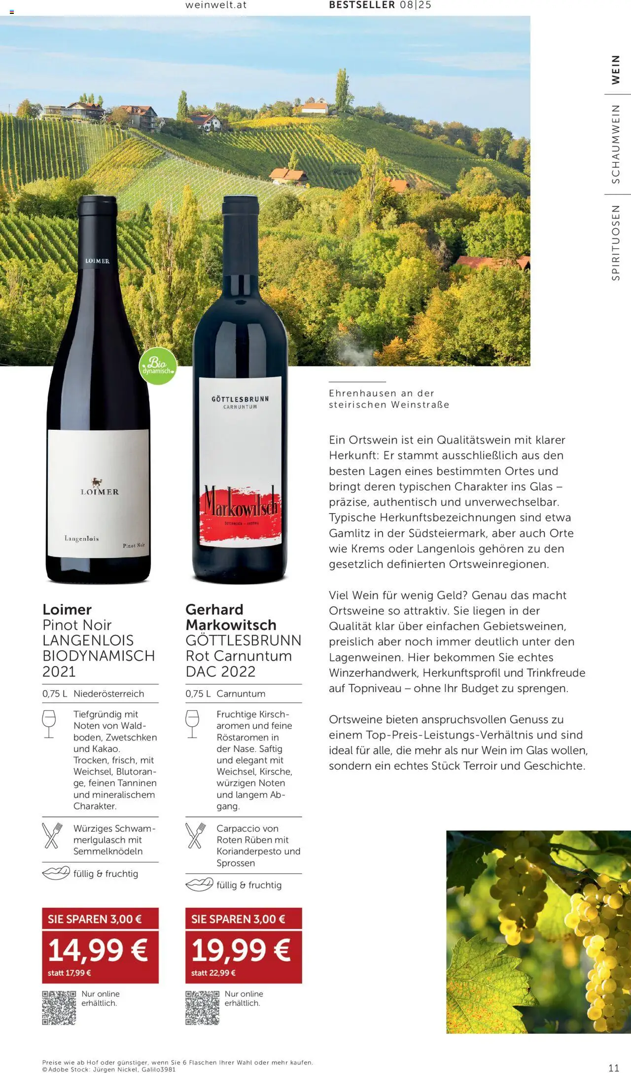 Interspar Wein Welt gültig ab 24.07.2025 | Seite: 11 | Produkte: Wein