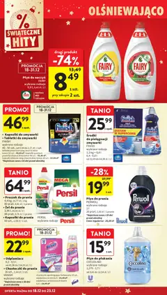 Pogląd oferty "Intermarche Gazetka" - ważna od 18.12.2025 | Strona: 52 | Produkty: Coccolino, Kapsułki do prania, Fairy, Kapsułki do zmywarki