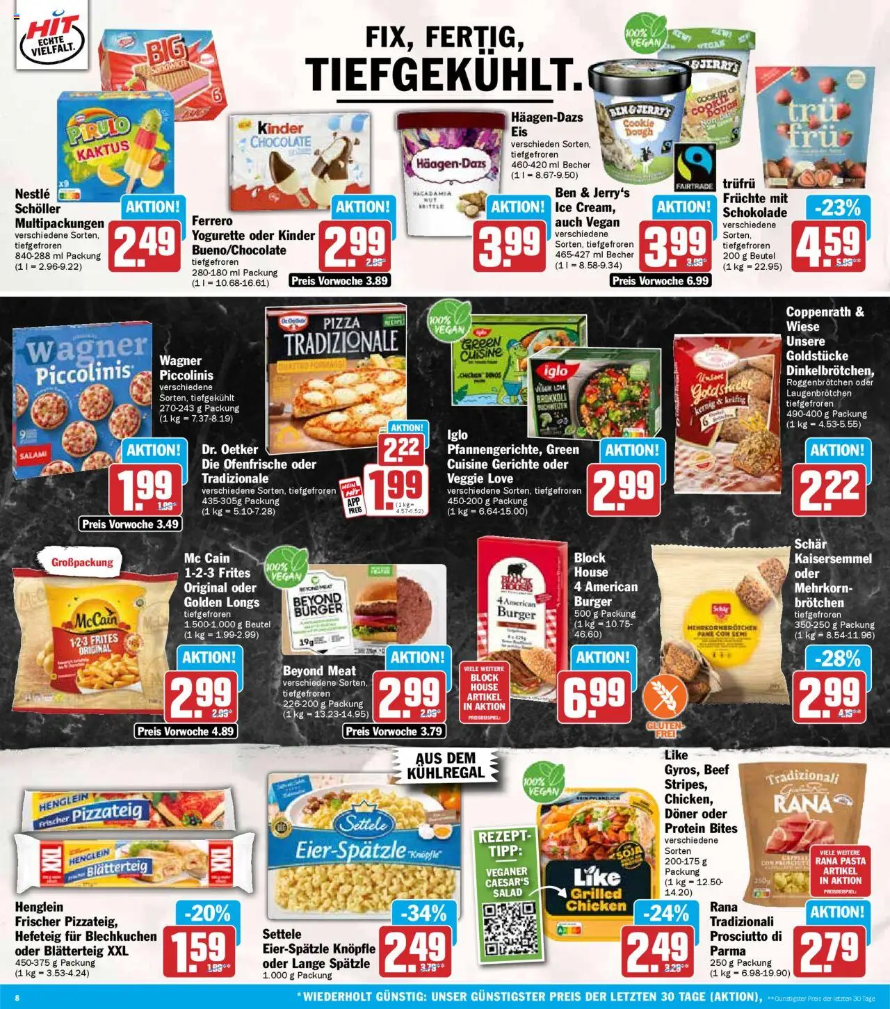 HIT - Bayern - gültig ab dem 18.08.2025 | Seite: 8 | Produkte: Pane, Ofenfrische, Pasta, Salami