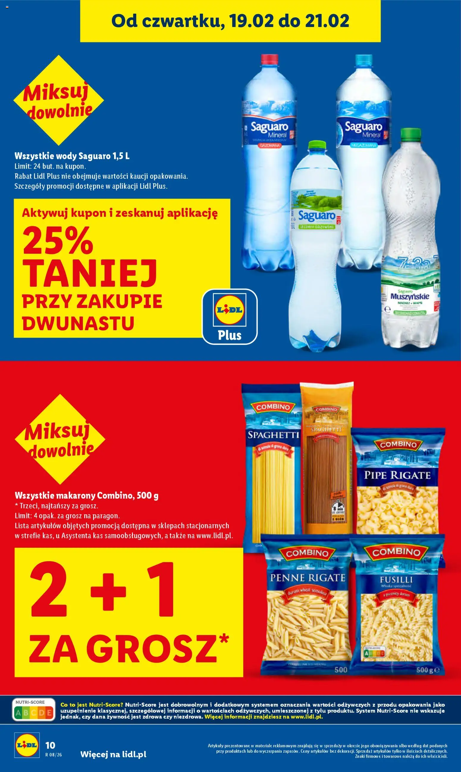 Lidl Gazetka od 19.02.2026 | Strona: 10 | Produkty: Penne, Makarony