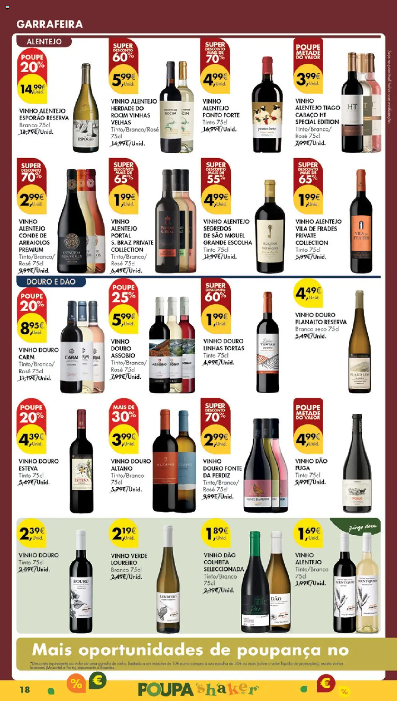 Pingo Doce Poupe Esta Semana Madeira │ válido de 12.08.2025 | Página: 18 | Produtos: Espumante, Vinho, Vinho tinto