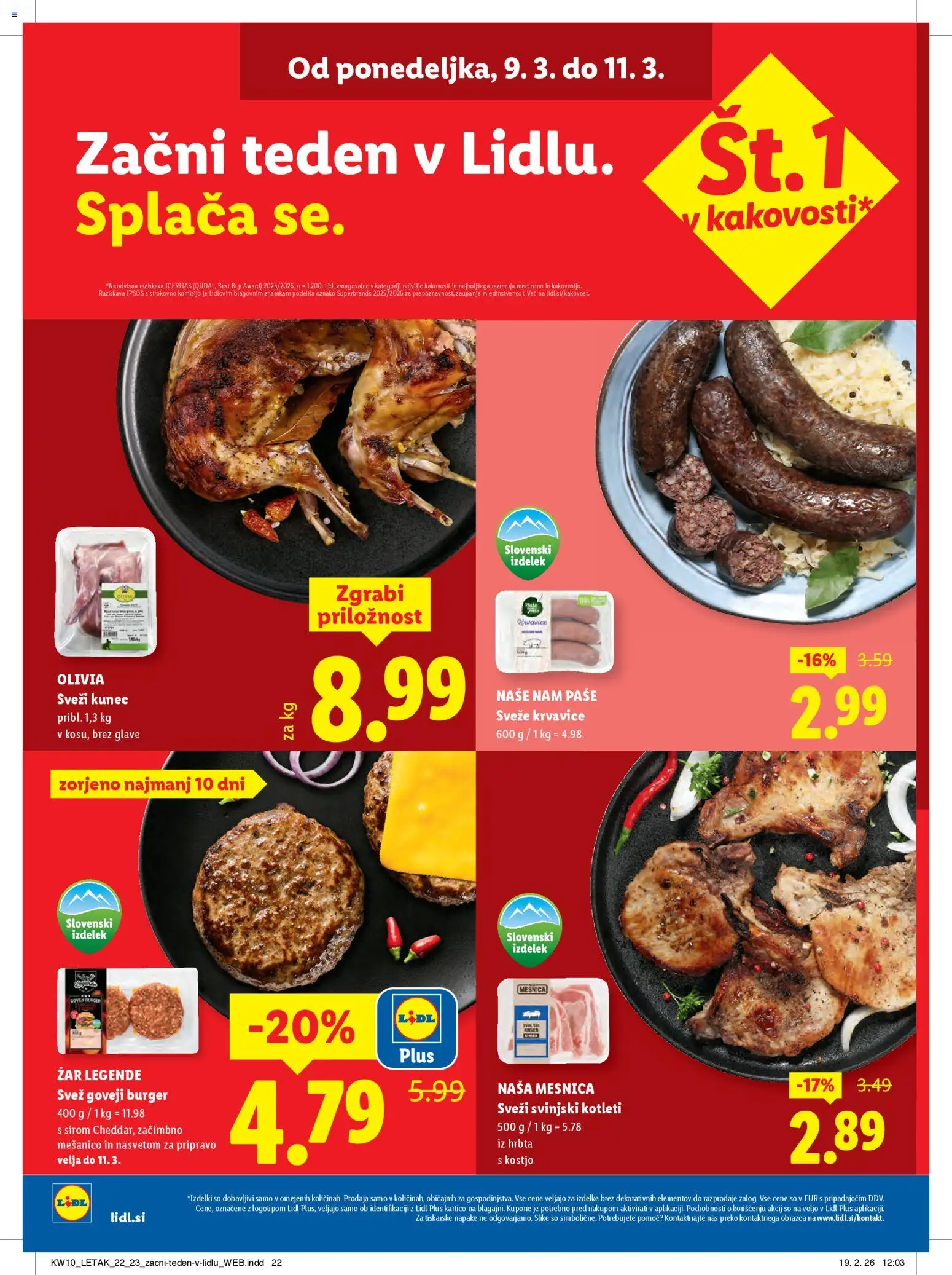 Novi Lidl katalog ponudbe – veljaven od 05.03.2026 | Stran: 50 | Izdelki: Zar