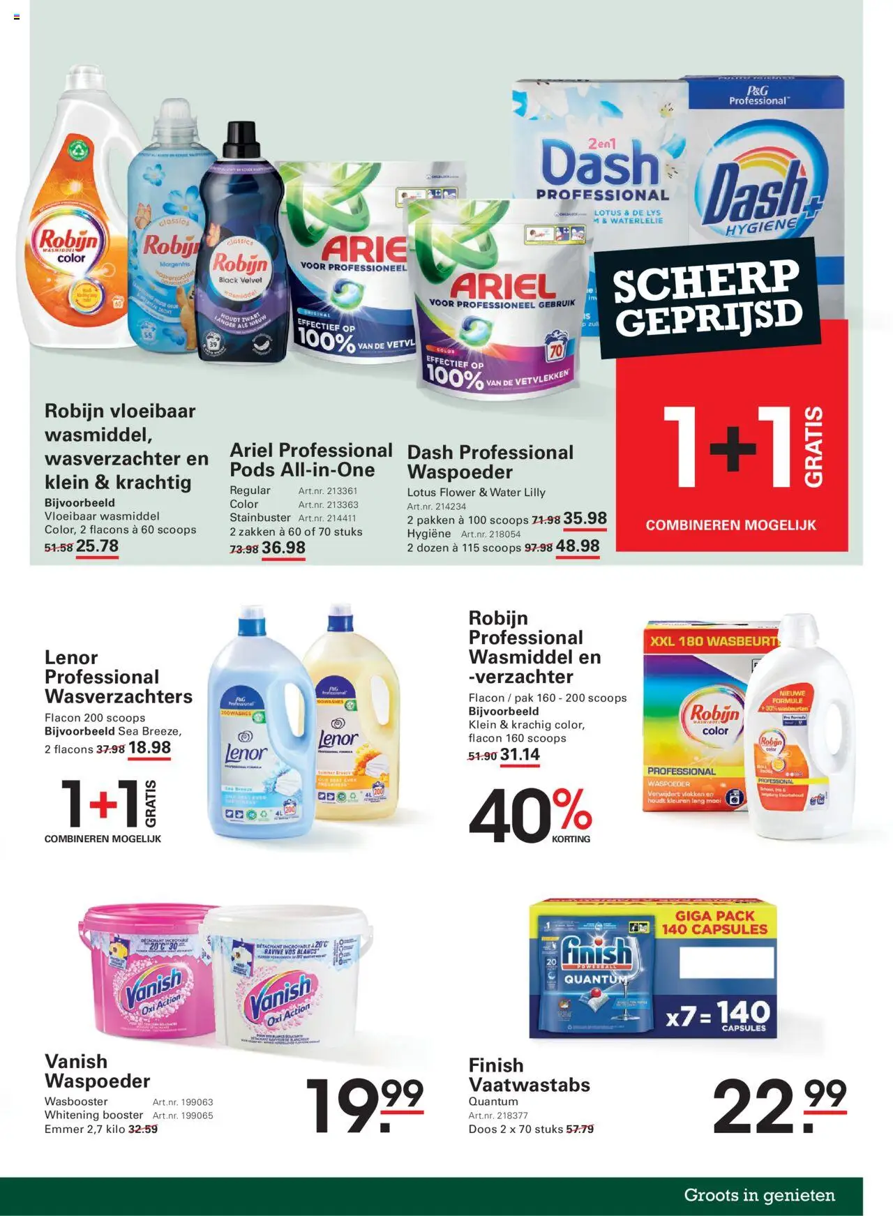  | Pagina: 11 | Producten: Wasmiddel, Wasverzachter, Robijn, Festék
