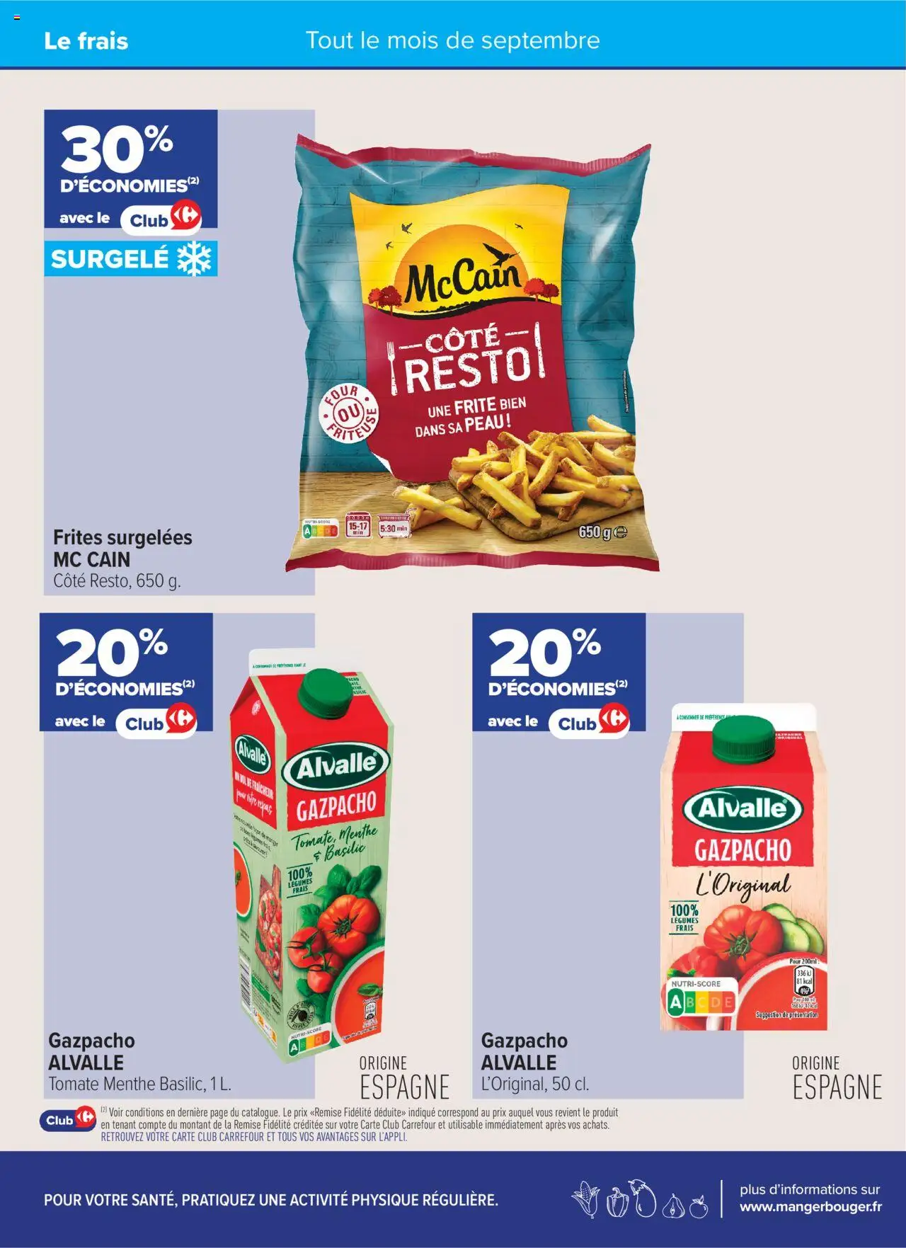  | Page: 5 | Produits: Frites surgelées, Menthe, Four, Frites