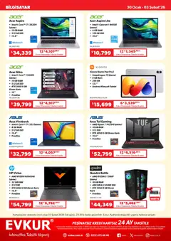 30.01.2026 tarihinden itibaren geçerli olan Evkur kataloğu önizlemesi | Sayfa: 3