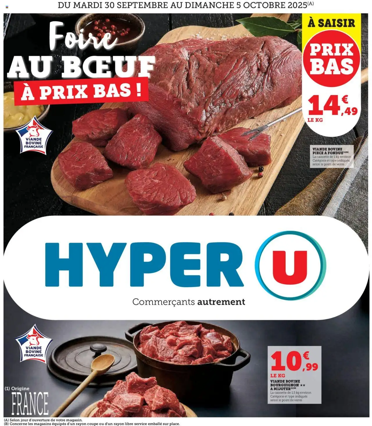 {H1} | Page: 1 | Produits: Viande, Viande bovine