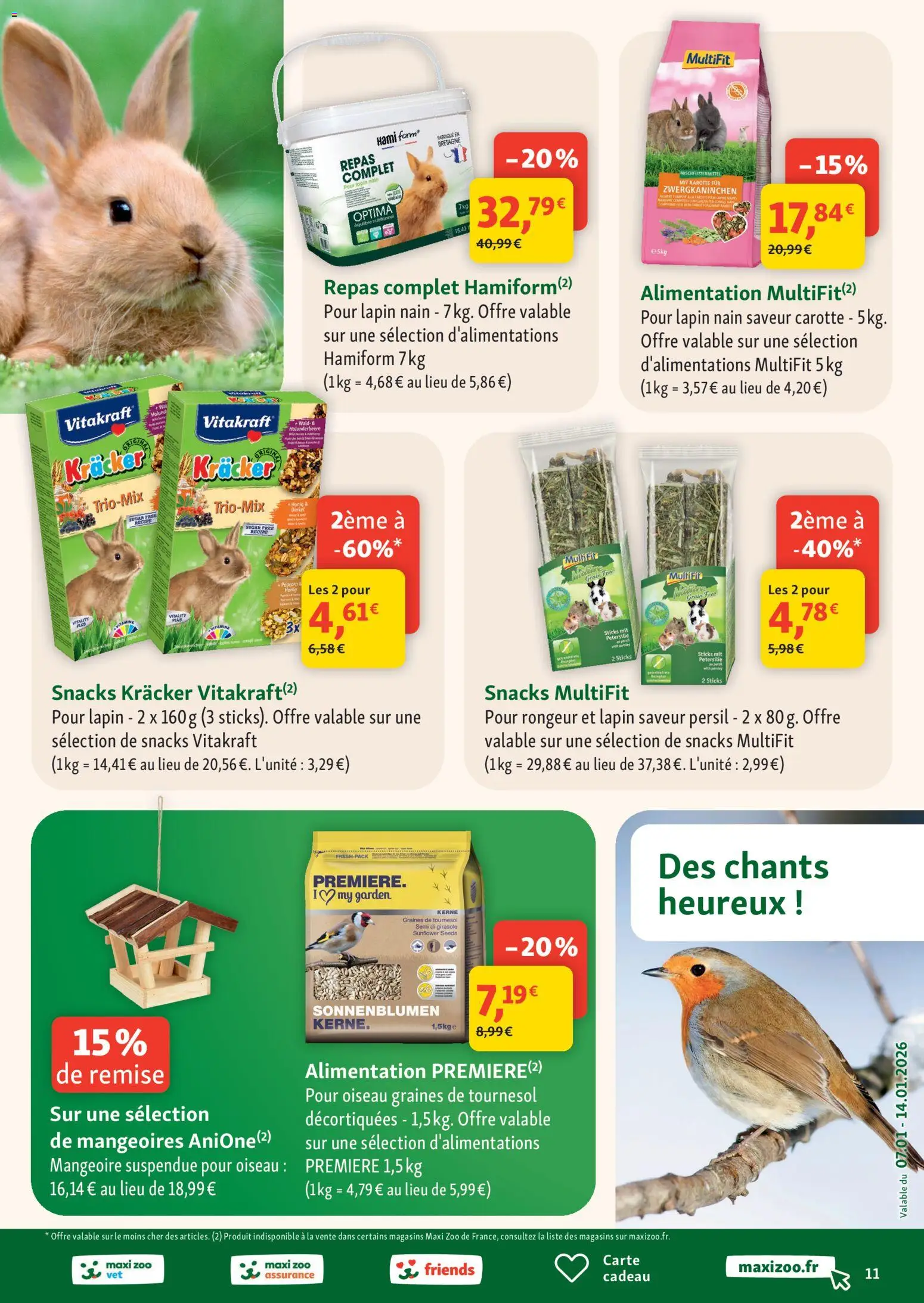 {H1} | Page: 11 | Produits: Persil, Lapin, Carotte