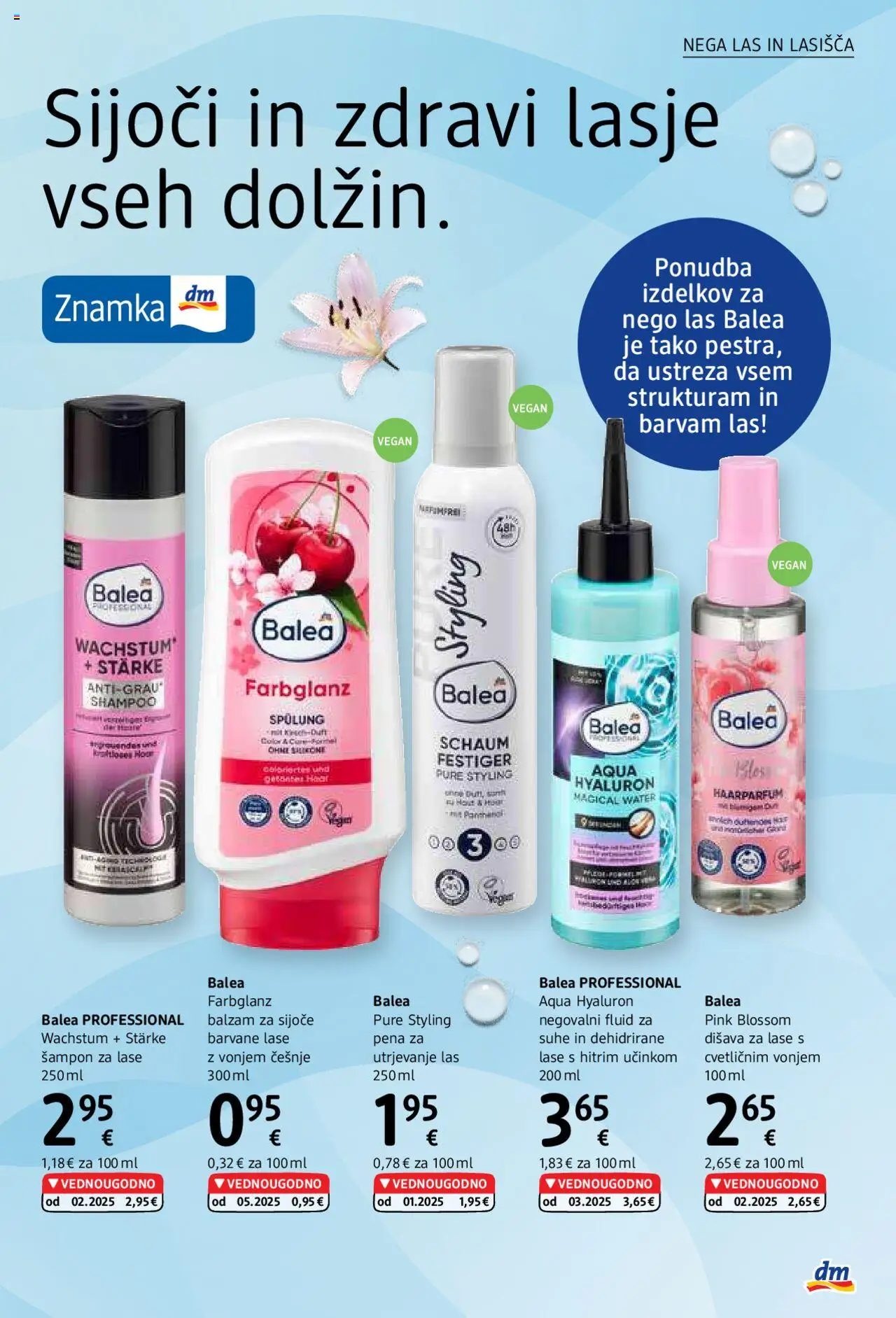 DM Drogerie Markt katalog │ velja od 01.08.2025 | Stran: 3 | Izdelki: Disava, Sampon