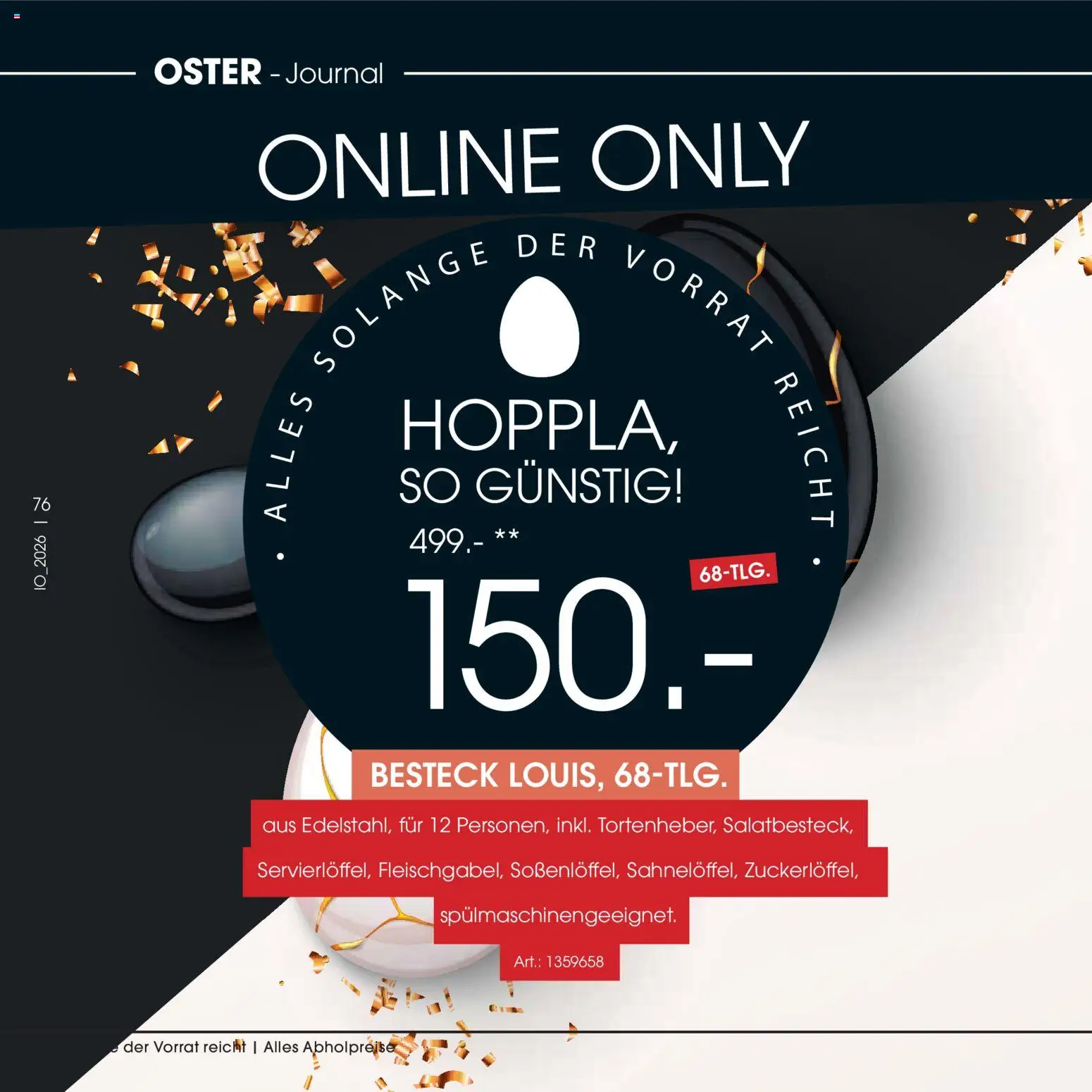 Zurbrüggen Oster-Journal – gültig ab 23.03.2026 | Seite: 76