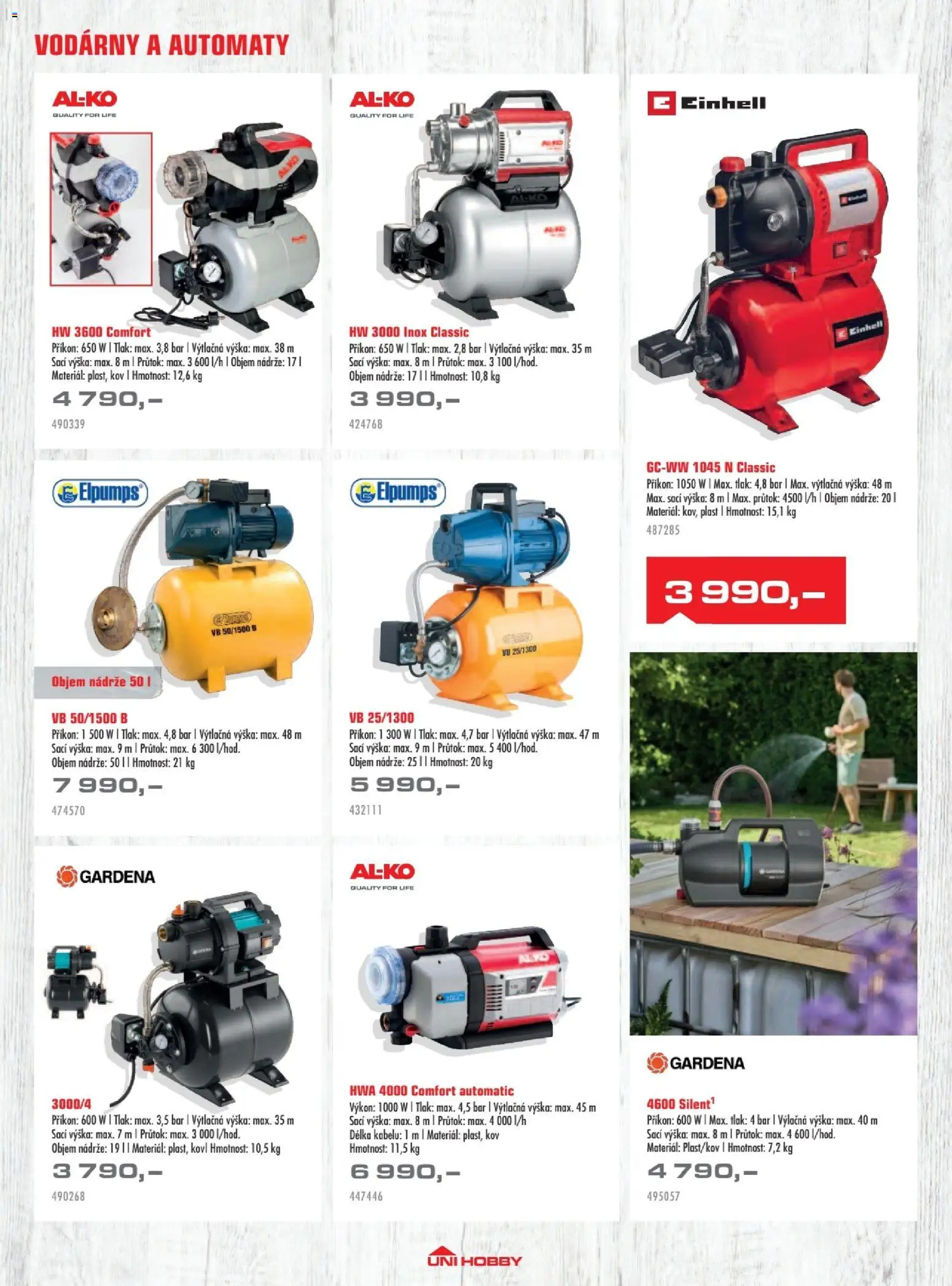 Uni Hobby katalog - Zahradní technika 2026 od 13.03.2026 | Strana: 32