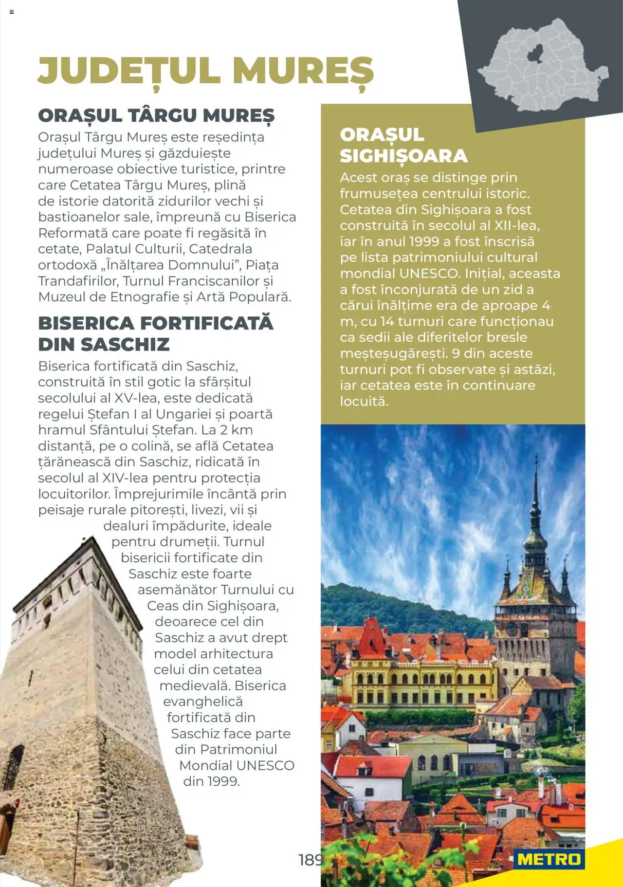 Metro catalog - Ghid de călătorie România – valabil de la 01.08.2025 | Pagină: 189 | Produse: Ceas