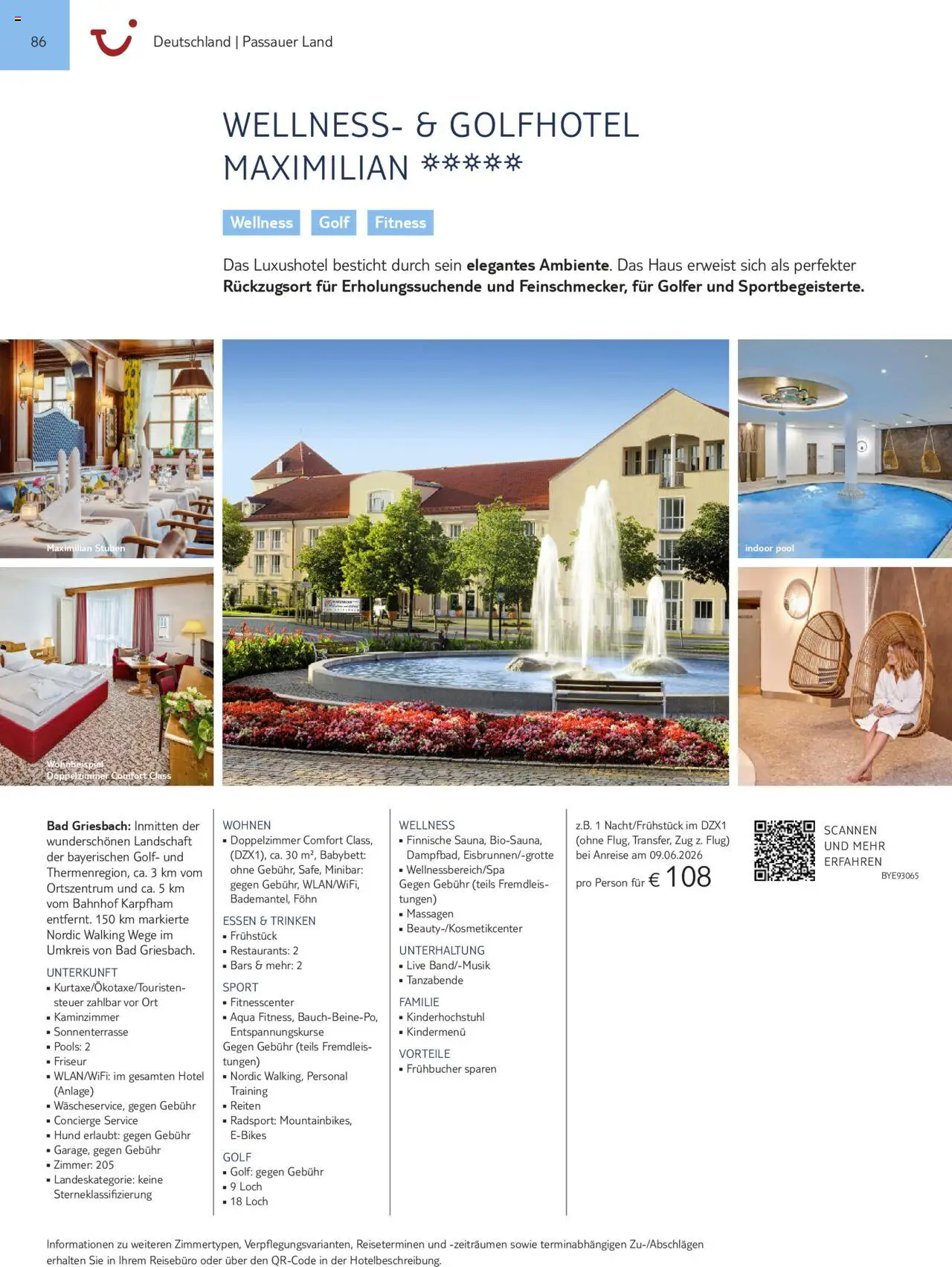Aida - Urlaub mit eigener Anreise  – gültig ab 01.11.2025 | Seite: 86 | Produkte: Babybett, Bad, Walking, Föhn