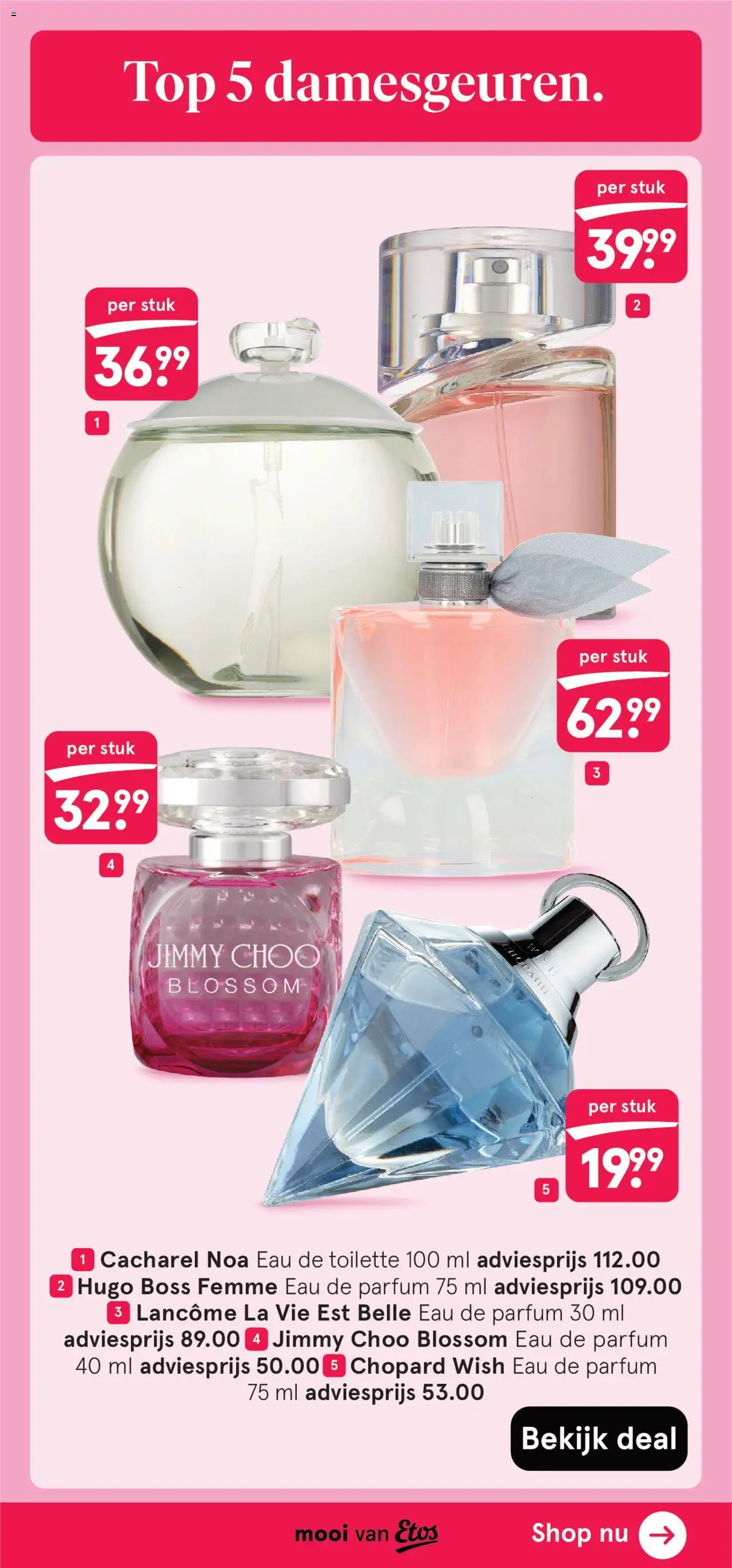  | Pagina: 65 | Producten: La, Parfum, Eau de toilette