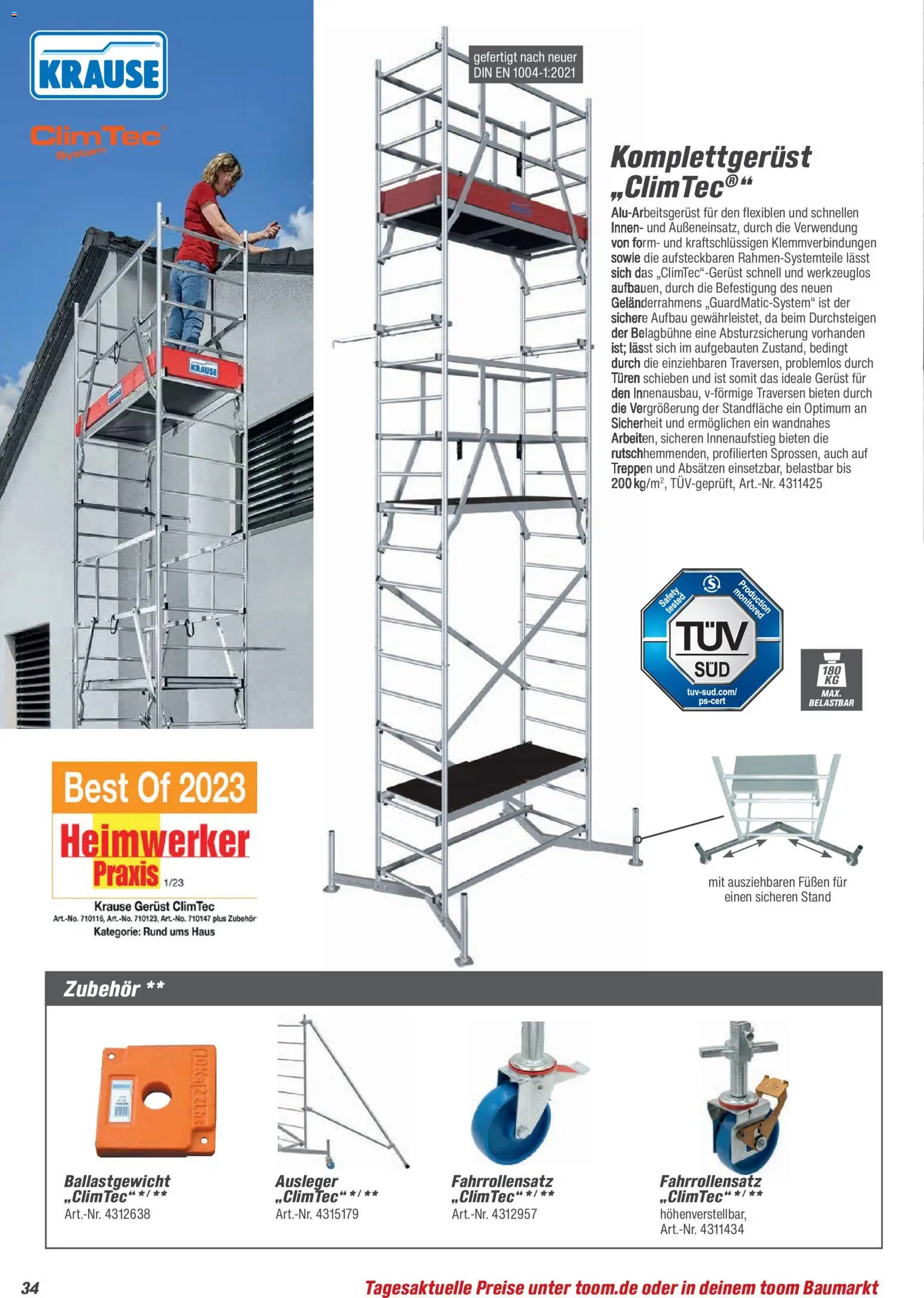Toom Baumarkt Baustoffe & Bauelemente 2026 – gültig ab 20.02.2026 | Seite: 34