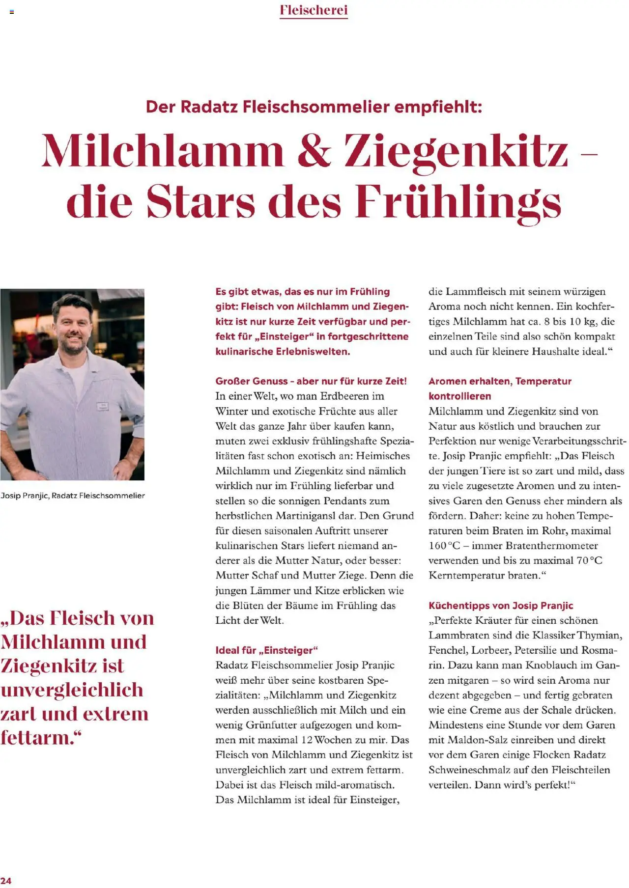 Radatz Schmeckt gültig ab 28.07.2025 | Seite: 24 | Produkte: Erdbeeren, Flocken, Petersilie, Milch