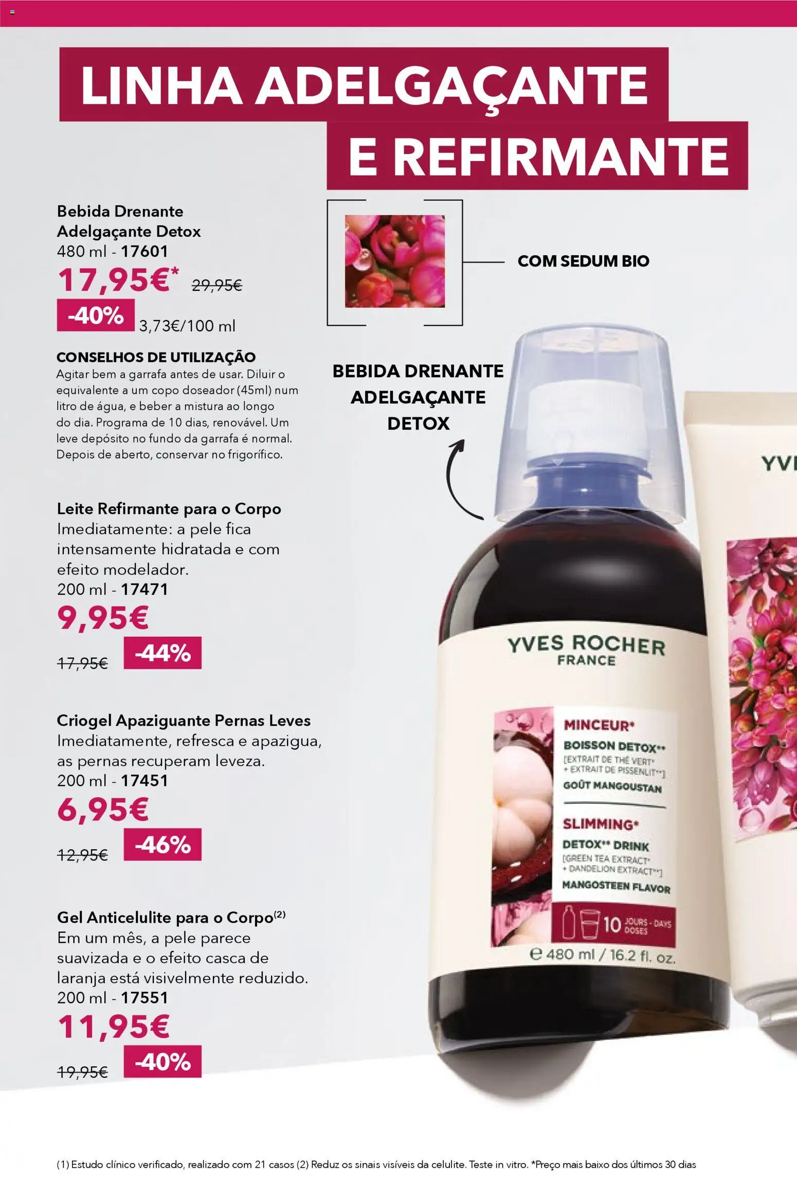 Yves Rocher catálogo 4 │ válido de 12.03.2026 | Página: 66 | Produtos: Drenante, Leite, Bebida