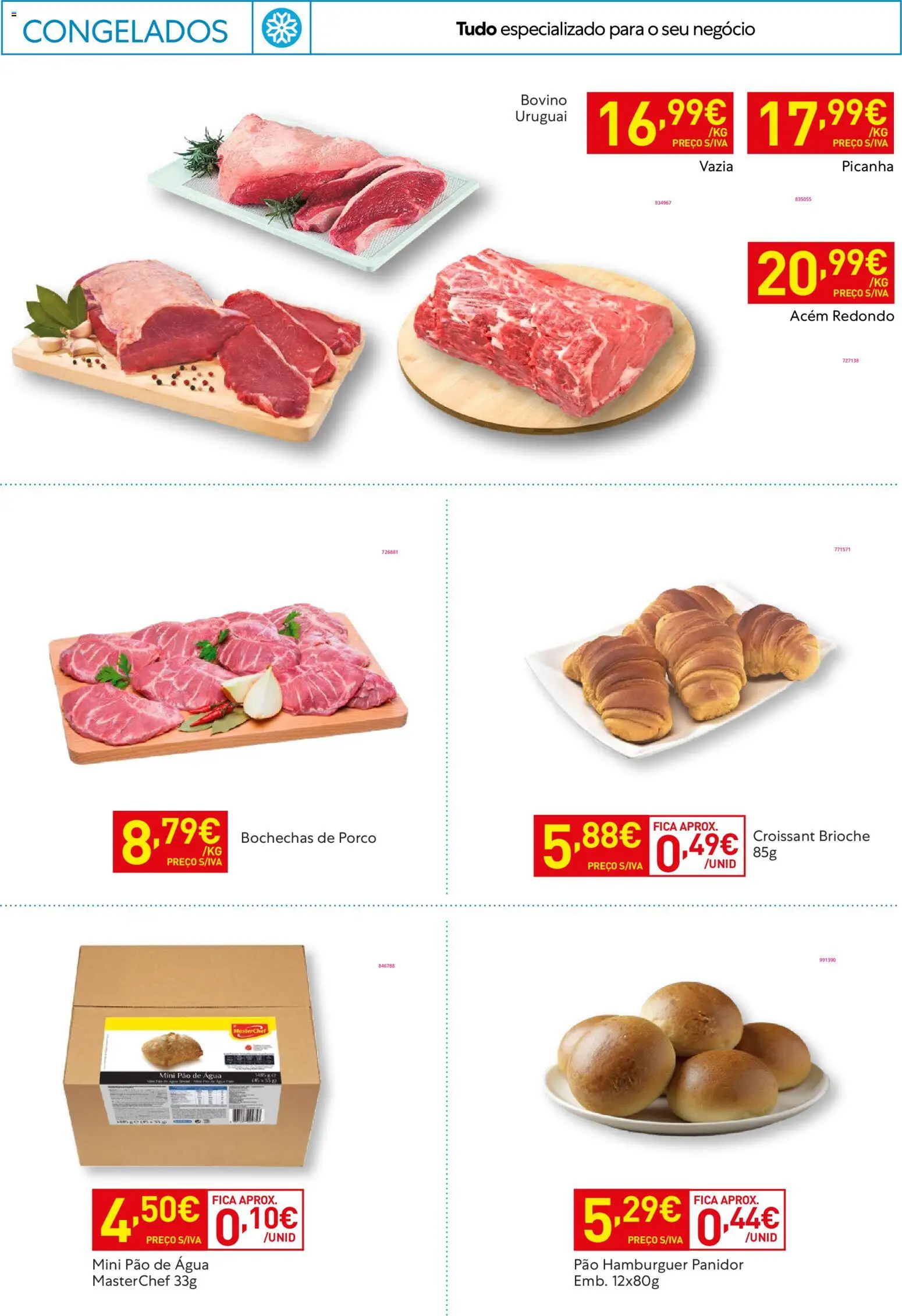 Recheio folheto │ válido de 27.01.2026 | Página: 15 | Produtos: Agua, Hambúrguer, Pão