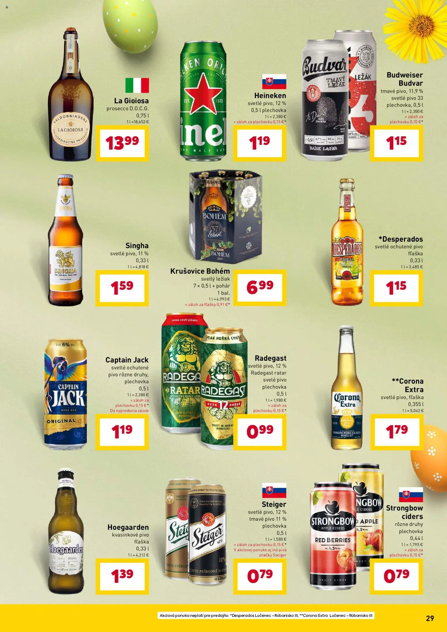 Nové Billa akcie – leták je platný od 11.03.2026 | Strana: 29 | Produkty: Pivo, Apple, Steiger, Tequila
