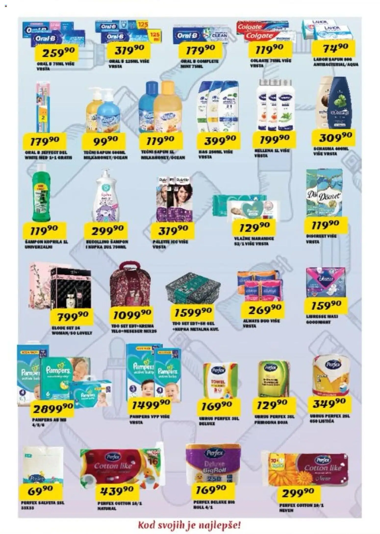 VP Dima katalog - važi od 26.02.2026 | Strana: 10 | Proizvode: Tečni sapun, Pampers, Šampon, Sapun