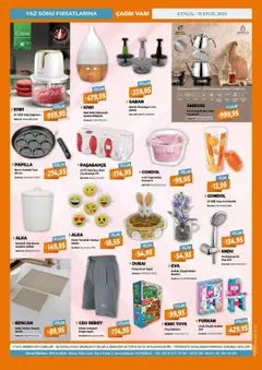 Çağrı Market Güncel Katalog - 06.09.2025 tarihinden itibaren geçerlidir | Sayfa: 16 | Ürünler: Banyo, Parçalayıcı, Salata, Zselatin