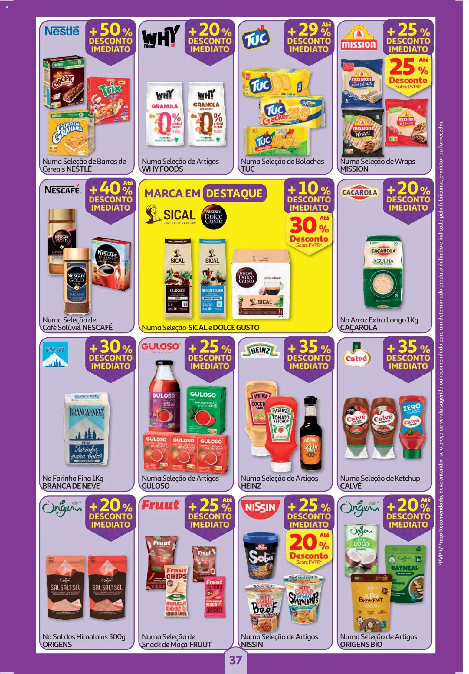 Auchan folheto │ válido de 30.10.2025 | Página: 37 | Produtos: Granola, Sal, Dolce gusto, Cereais