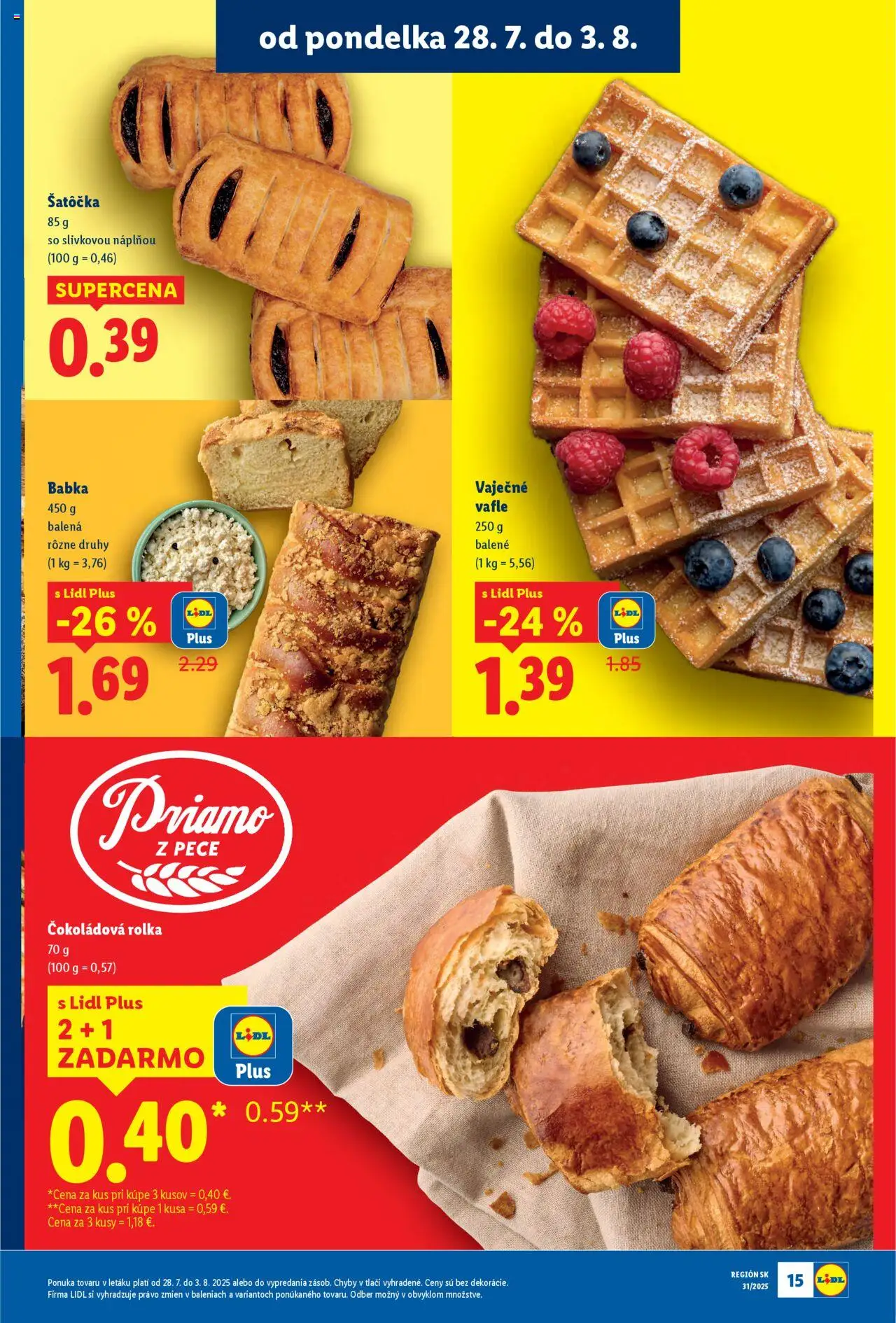 Lidl leták │ platný od 28.07.2025 | Strana: 15