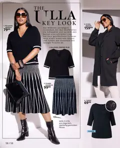 Ulla Popken Prospekt 	 ab 01.02.2026 gültig | Seite: 58 | Produkte: Midirock, Pullover, Mantel