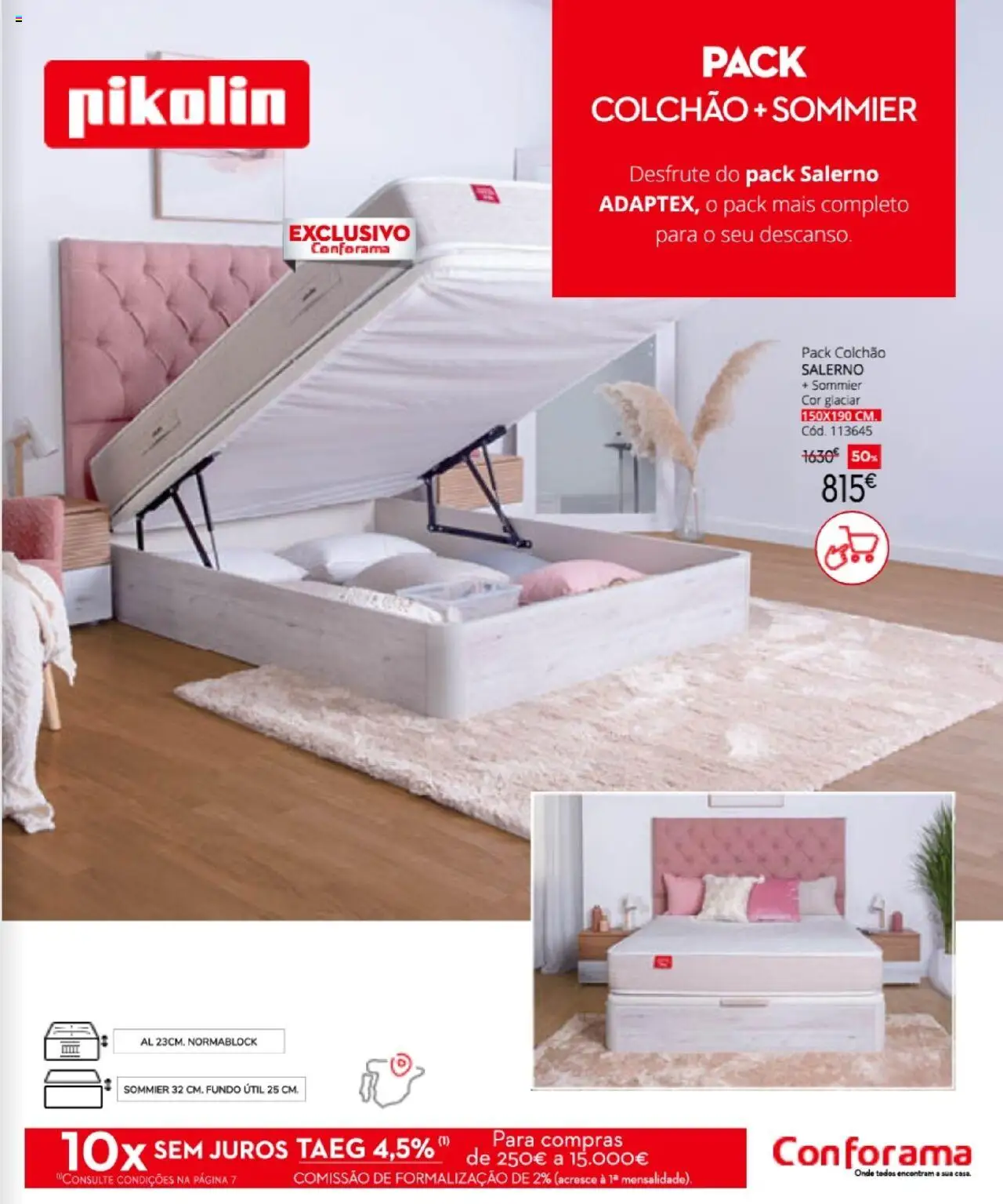 Conforama - Descanso  │ válido de 07.08.2025 | Página: 87 | Produtos: Colchão