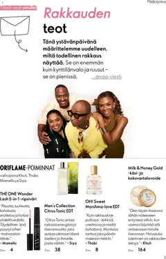 Oriflame-mainoslehti voimassa 28.01.2026 alkaen | Sivu: 3 | Tuotteet: Eau de toilette, Ripsiväri