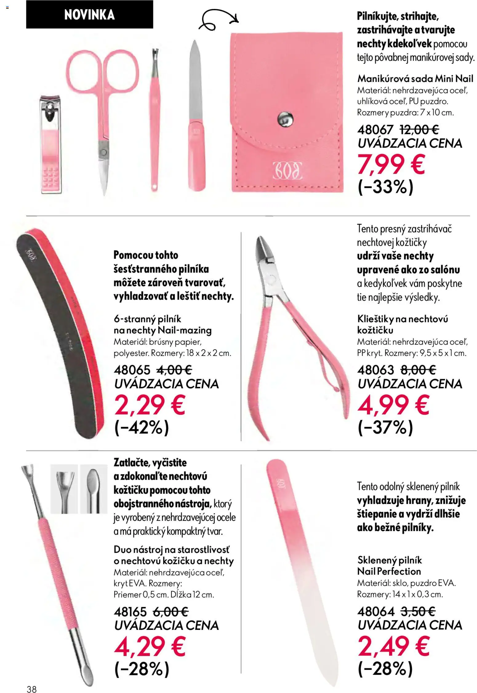 Nové Oriflame akcie – leták je platný od 15.04.2026 | Strana: 38 | Produkty: Puzdro