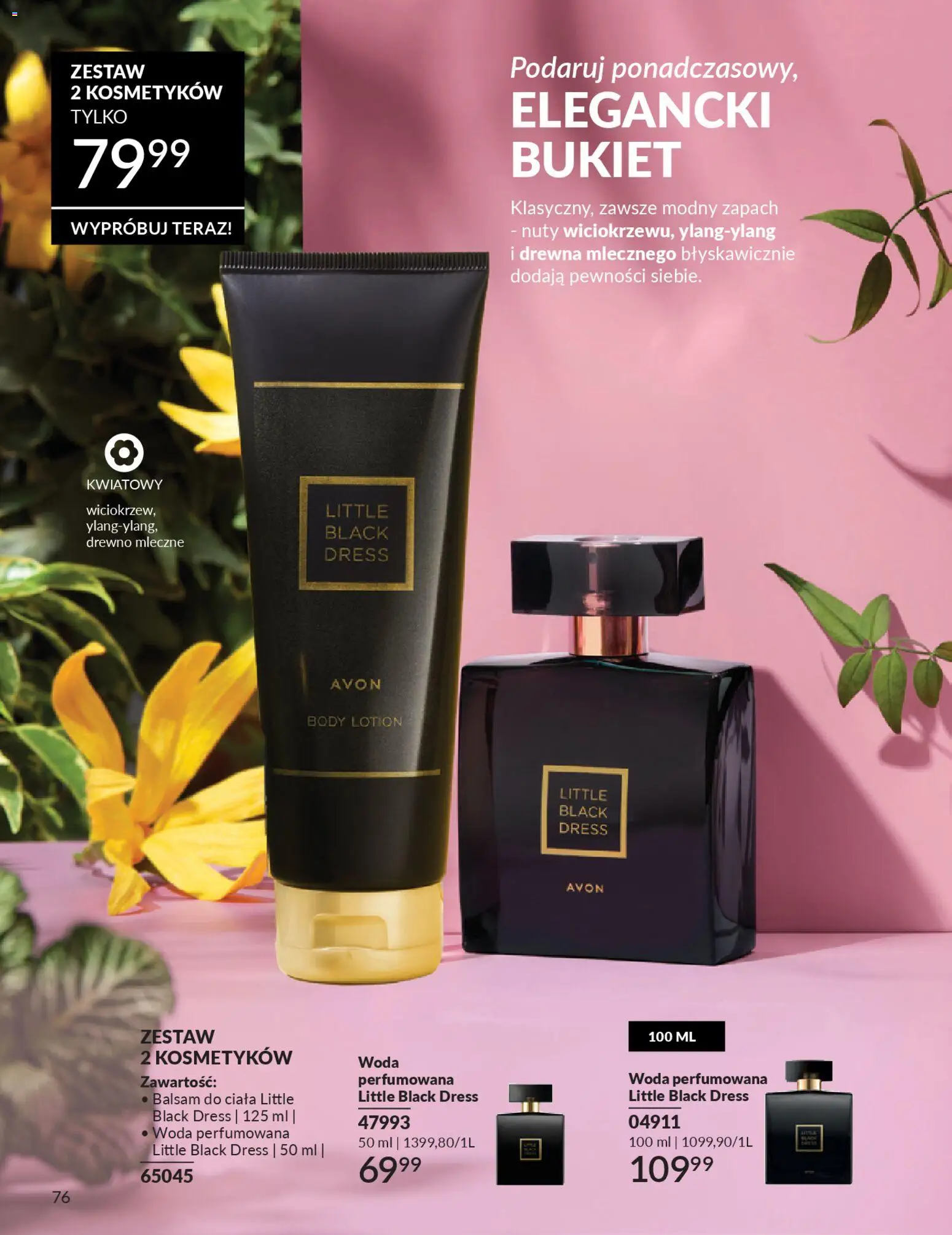 Avon Katalog 4 2026 od 01.04.2026 | Strona: 76 | Produkty: Zapach, Body, Lotion, Woda
