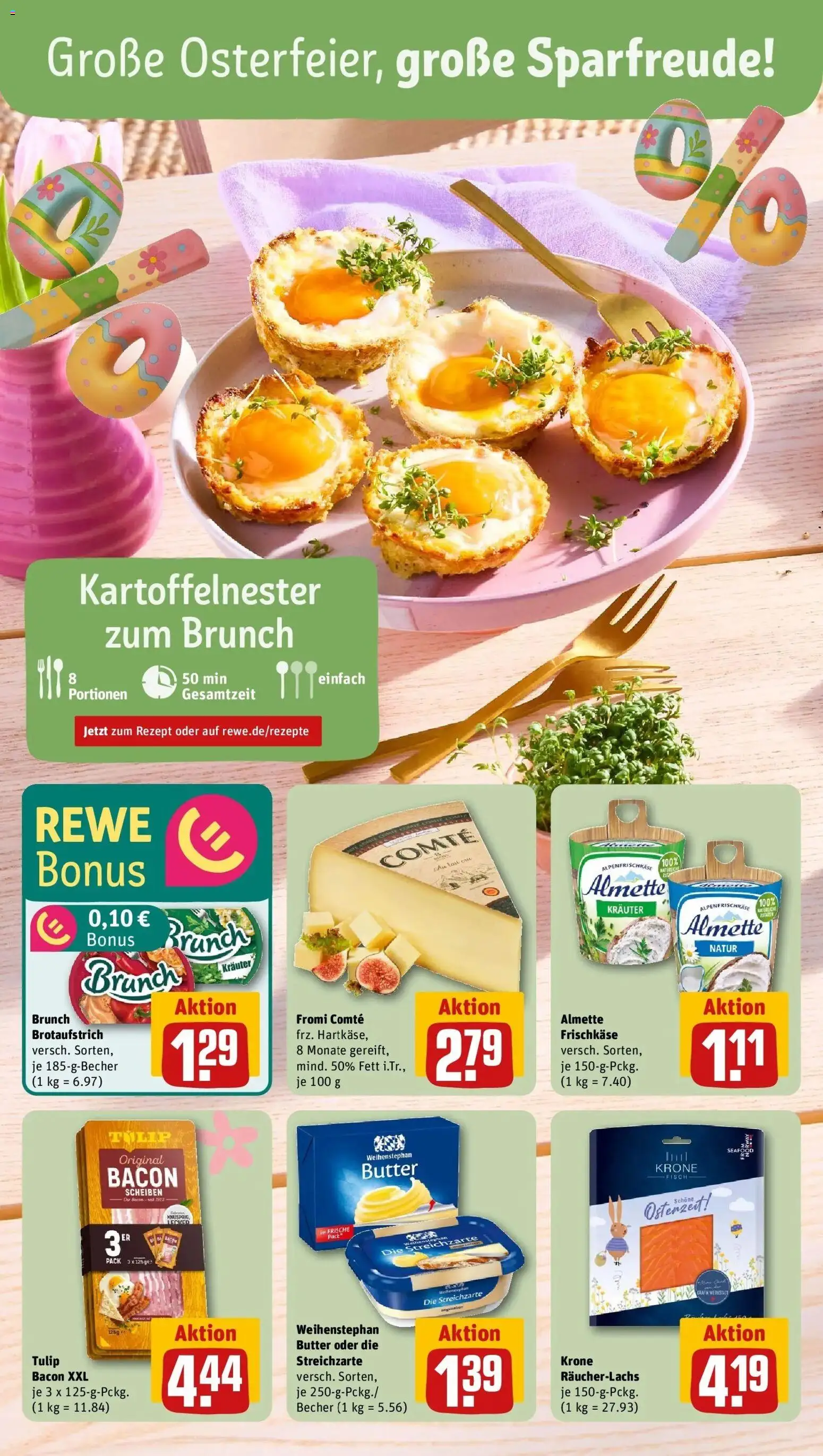 Rewe Prospekt Bochum	 – gültig ab 23.03.2026 | Seite: 16 | Produkte: Almette, Fisch, Räucherlachs, Frischkase