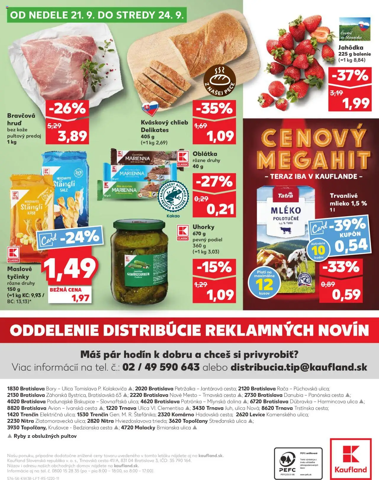Kaufland SK akciós ujság - amely érvényes a következő dátumtól: 18.09.2025 | Oldal: 76