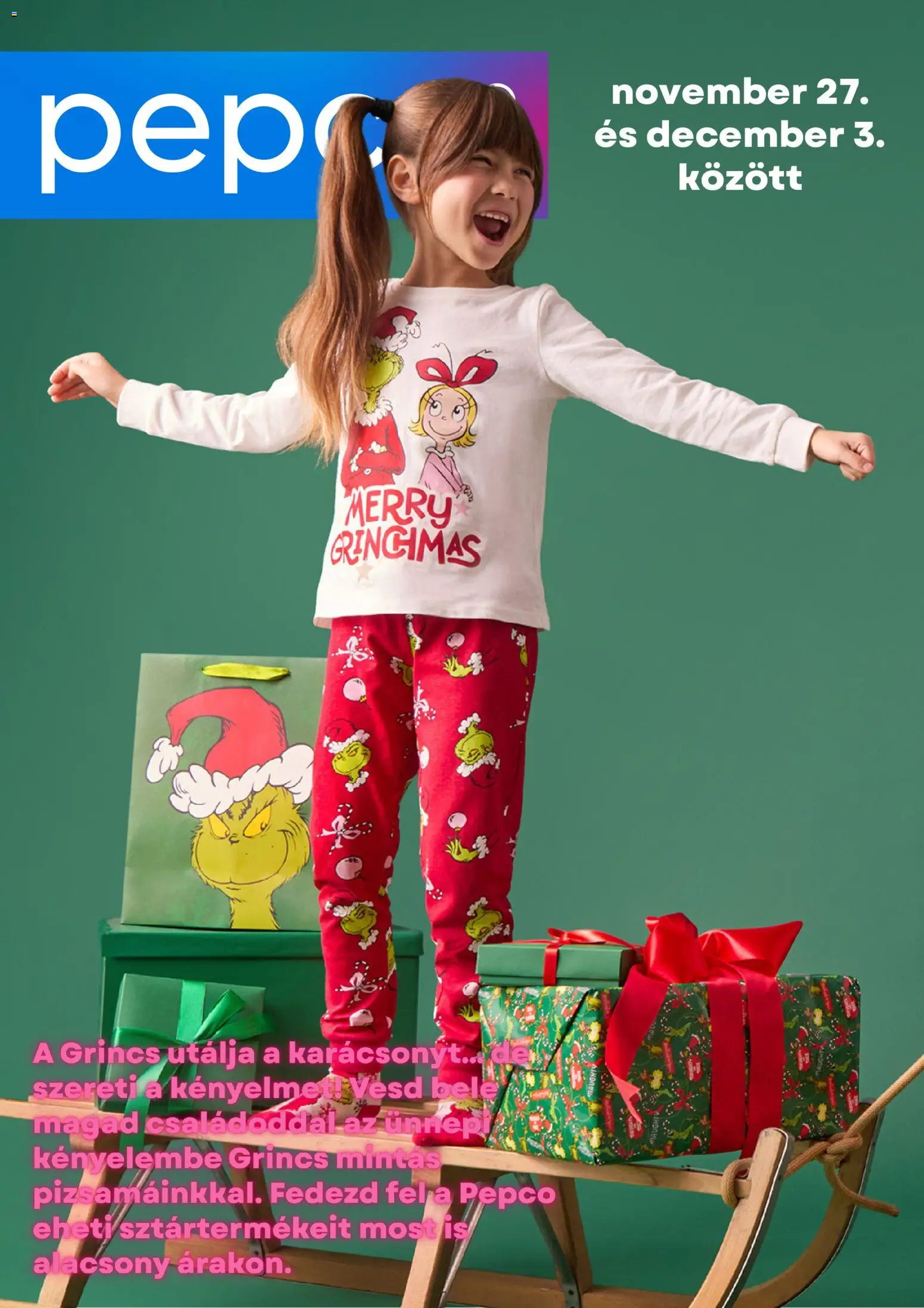 Pepco akciós ujság - amely érvényes a következő dátumtól: 27.11.2025 | Oldal: 1