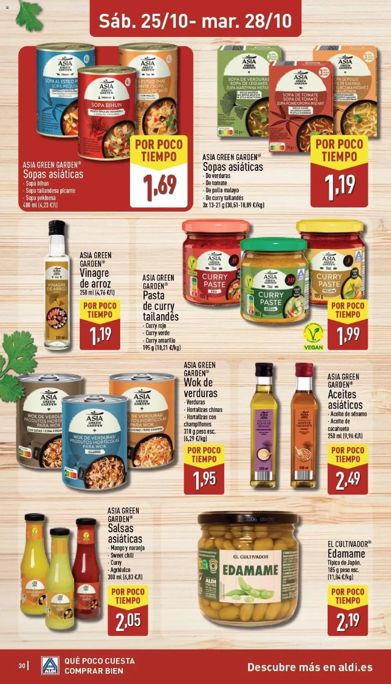 Aldi folleto Baleares │ válido desde el 20.10.2025 | Página: 30 | Productos: Aceite, Arroz, Pasta, Κλειδαριά της πόρτας