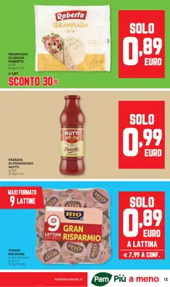 Volantino Panorama del 24.07.2025 | Pagina: 13 | Prodotti: Pomodoro, Tonno, Mutti, Olio di Oliva