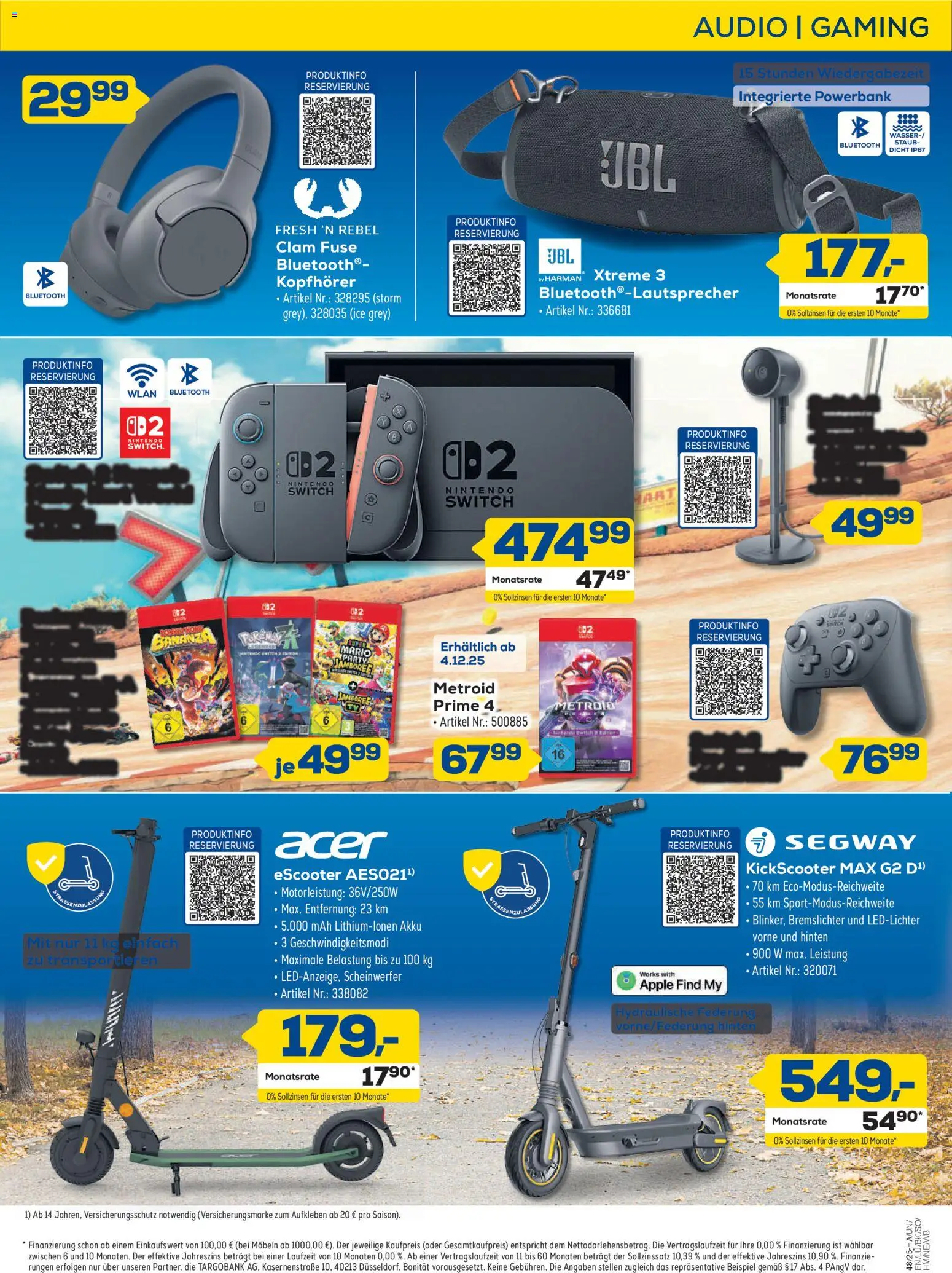 Euronics Haushaltsgeräte Spezial! – gültig ab 27.11.2025 | Seite: 16 | Produkte: Apple, Powerbank, Audio, Kopfhörer