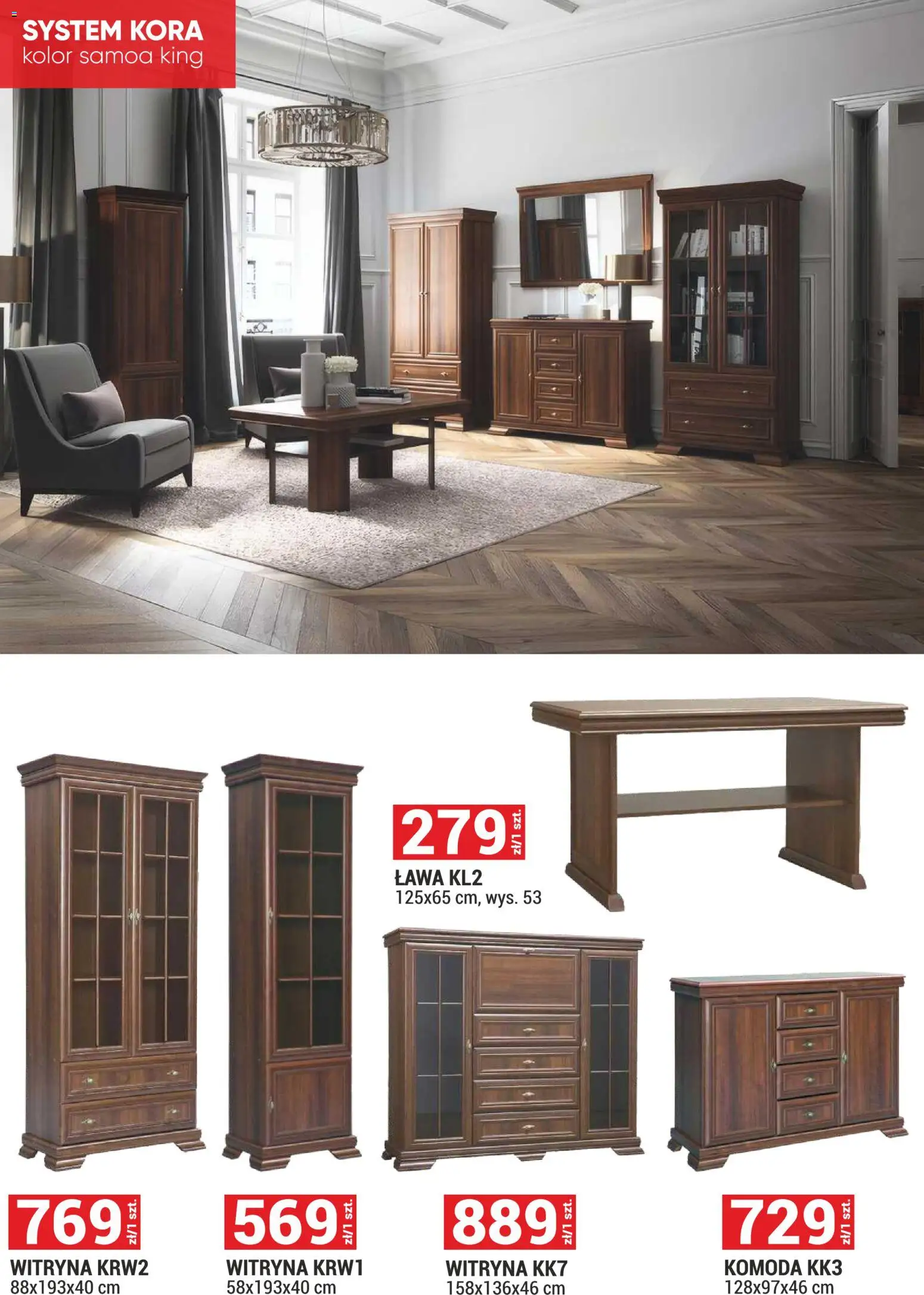 Merkury Market Gazetka - Meble, Wypoczynki, Materace od 01.03.2026 | Strona: 14 | Produkty: Komoda, Witryna