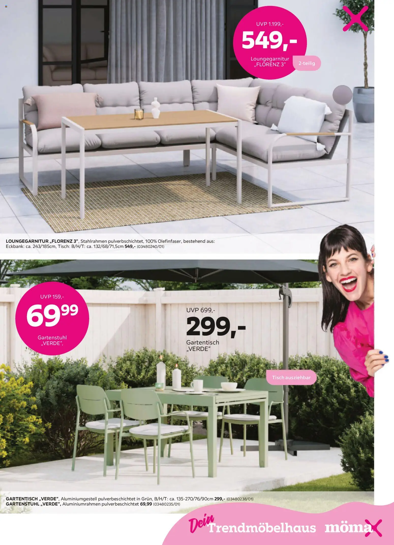 Mömax Prospekt 	 – gültig ab 09.03.2026 | Seite: 15 | Produkte: Eckbank, Tisch