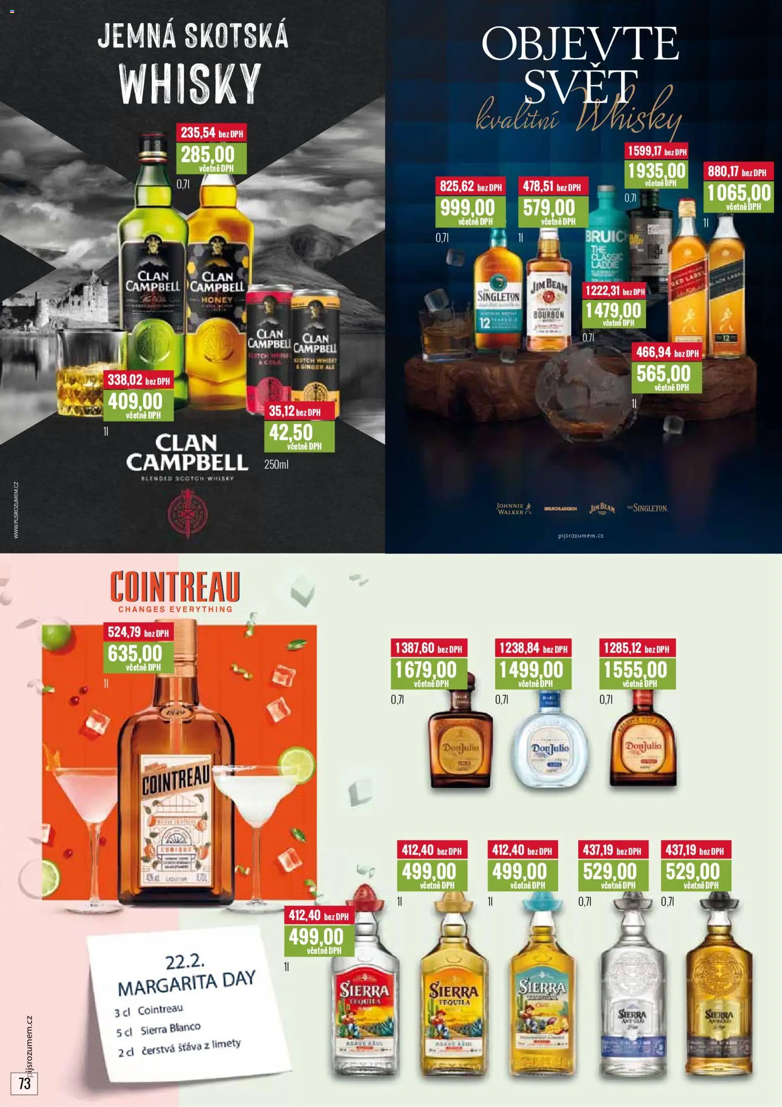 Ratio leták od 01.02.2026 | Strana: 74 | Produkty: Cointreau, Whiskey, Bourbon, Red Label