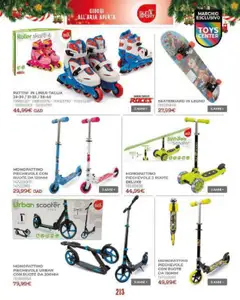 Anteprima del volantino Toys Center - Catalogo di Natale 2025 valido a partire dal 19.10.2025 | Pagina: 215 | Prodotti: Monopattino