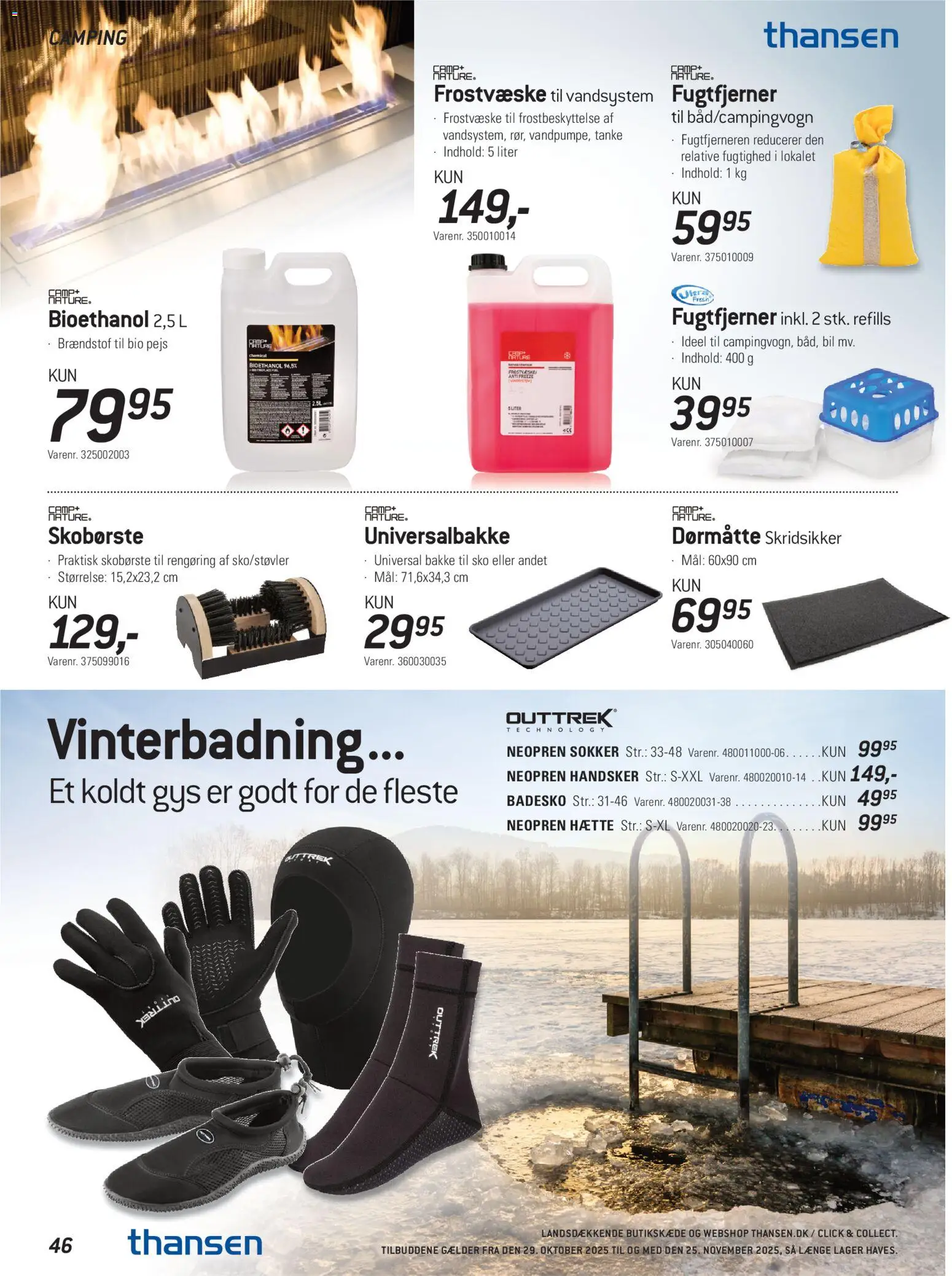 Thansen tilbudsavis – gyldig fra 29.10.2025 | Side: 46 | Produkter: Dørmåtte, Sokker, Handsker, Sko