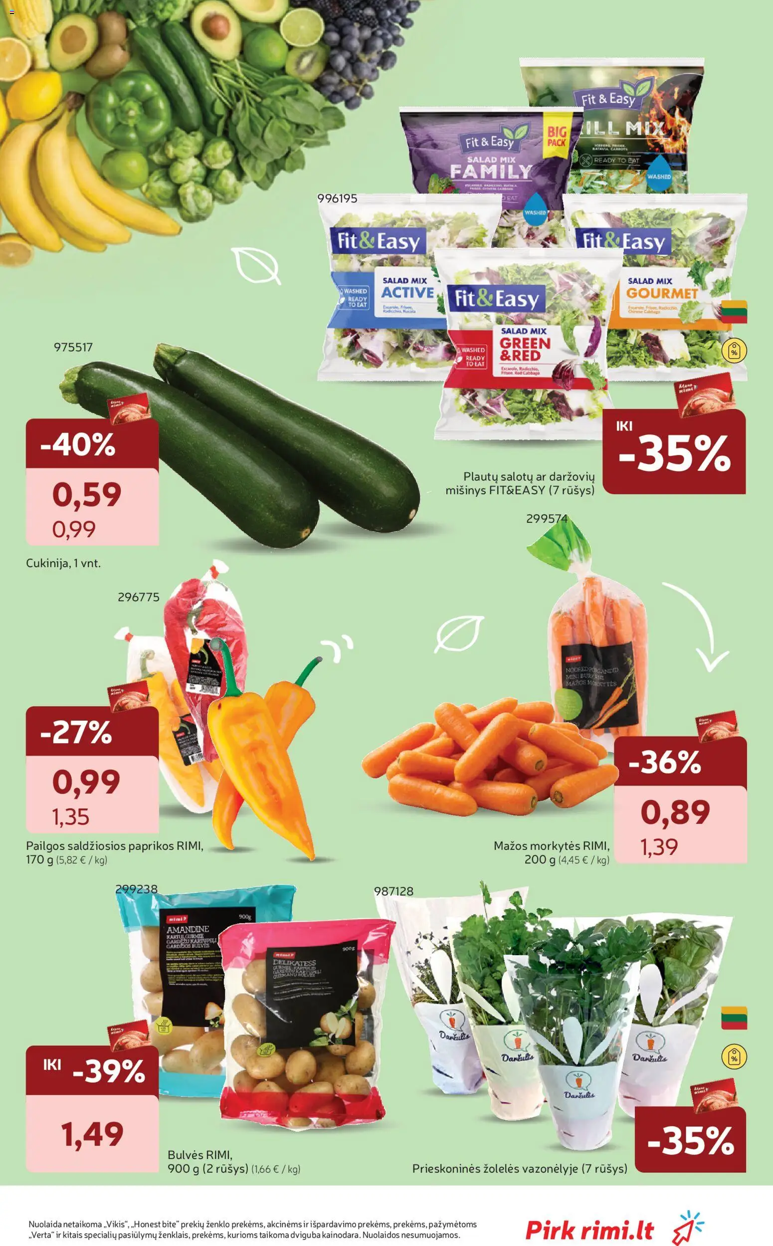 Rimi akcijos nuo 28.04.2026 | Puslapis: 7 | Prekių: Bulvės