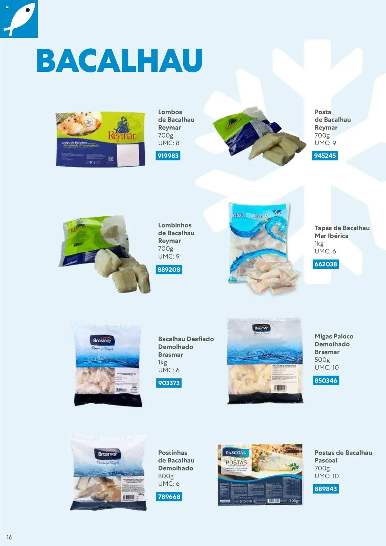 Recheio Congelados │ válido de 01.02.2024 | Página: 16 | Produtos: Bacalhau