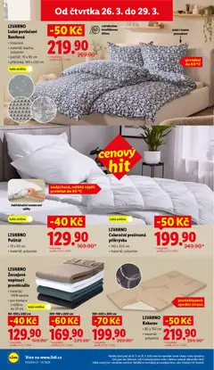 Náhled letáku LIVARNO Žerzejové napínací prostěradlo, materiál: 100% bavlna, pro matrace s výškou do 20 cm, 90-100 x 200 cm od 26.03.2026 | Strana: 36