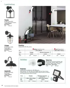 Gedimat - Prévisualisation de Gedimat Aménagements extérieurs valide à partir de 14.03.2025 | Page: 60 | Produits: Câble, Projecteur
